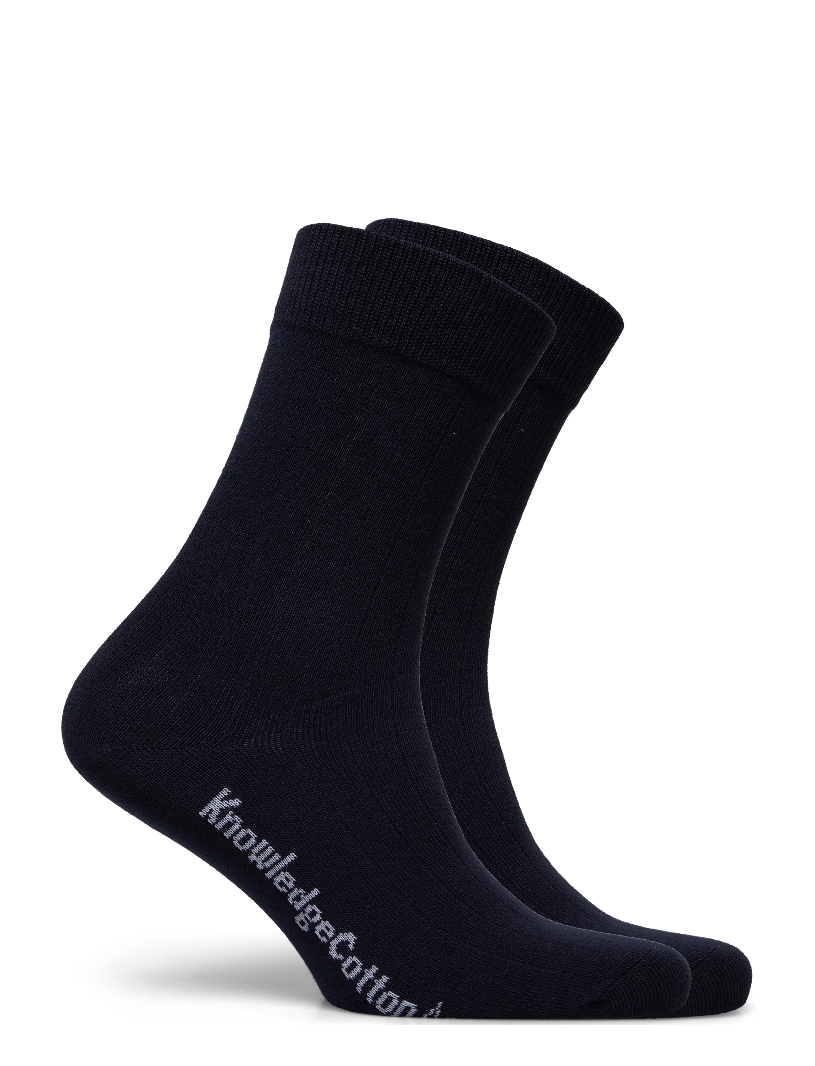 Knowledge Cotton Apparel - 2-pack classic sock - GOTS/Vegan - total eclipse - 1