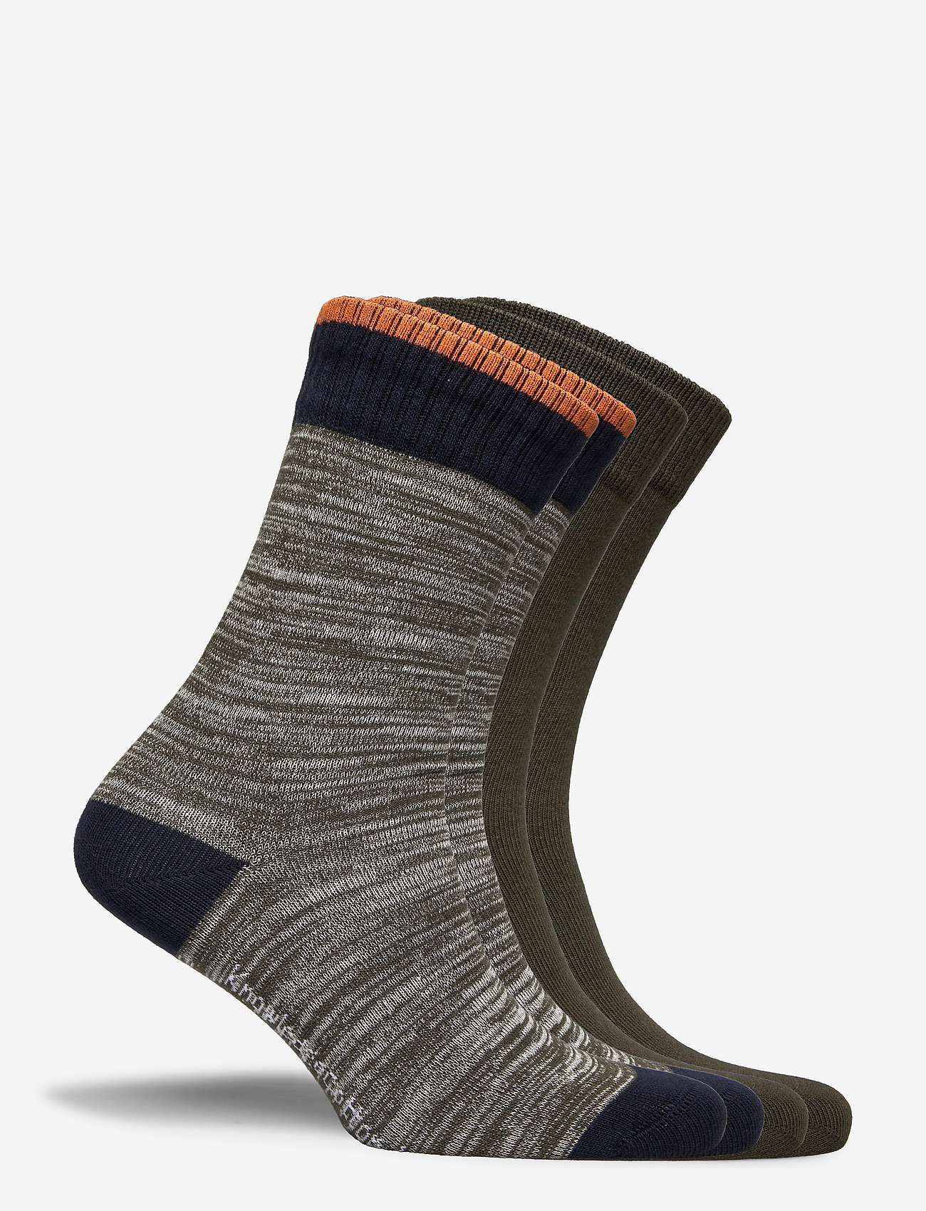 Knowledge Cotton Apparel - LINDEN 4-pack melange socks - GOTS/ - forrest night - 1