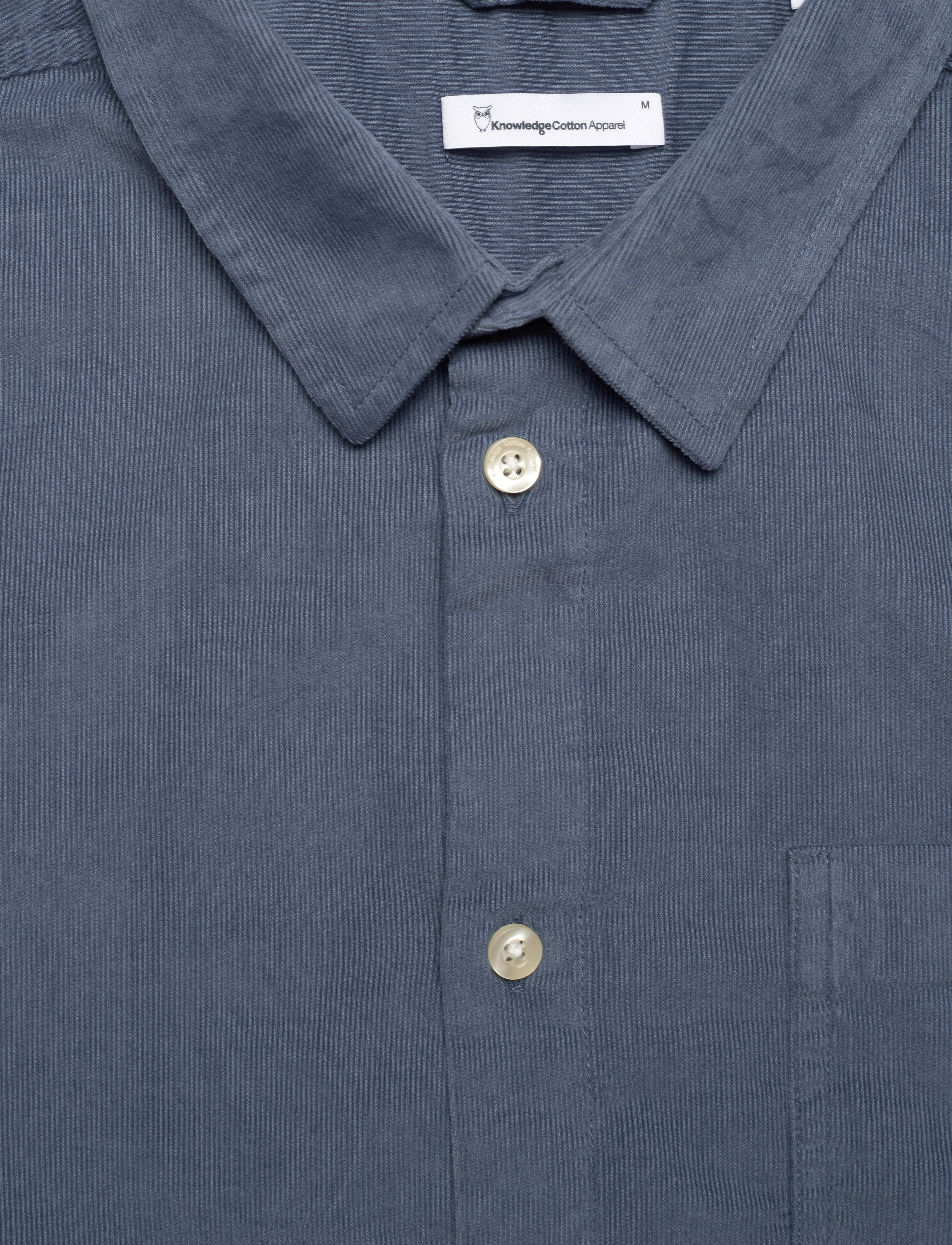 Knowledge Cotton Apparel - Baby Cord Shirt - china blue - 3