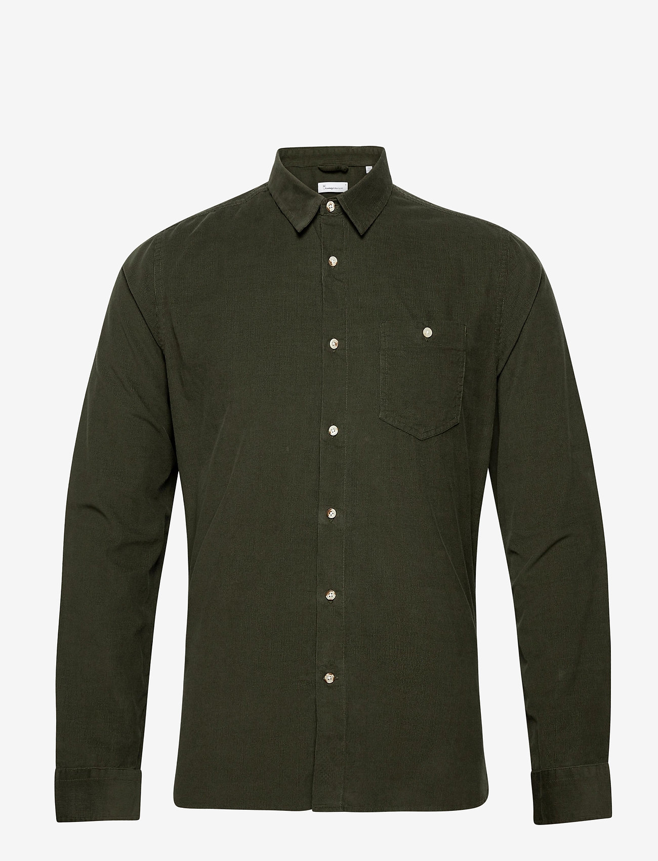 Knowledge Cotton Apparel - Baby Cord Shirt - forrest night - 0