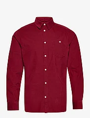Knowledge Cotton Apparel - Corduroy custom fit shirt - GOTS/Ve - vabaajasärgid - rhubarb - 0