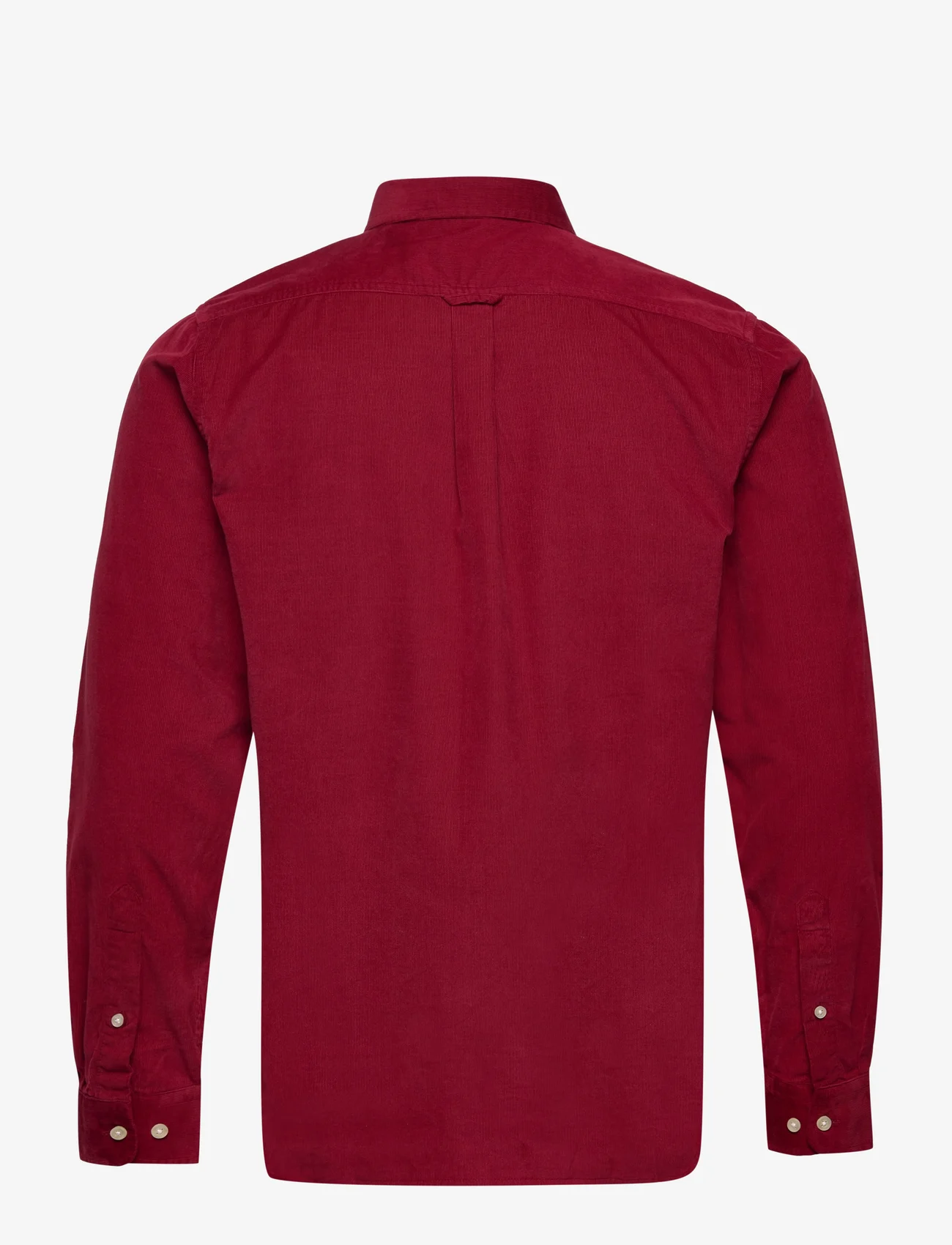 Knowledge Cotton Apparel - Corduroy custom fit shirt - GOTS/Ve - casual hemden - rhubarb - 1