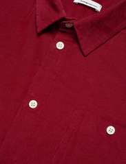 Knowledge Cotton Apparel - Corduroy custom fit shirt - GOTS/Ve - casual shirts - rhubarb - 4
