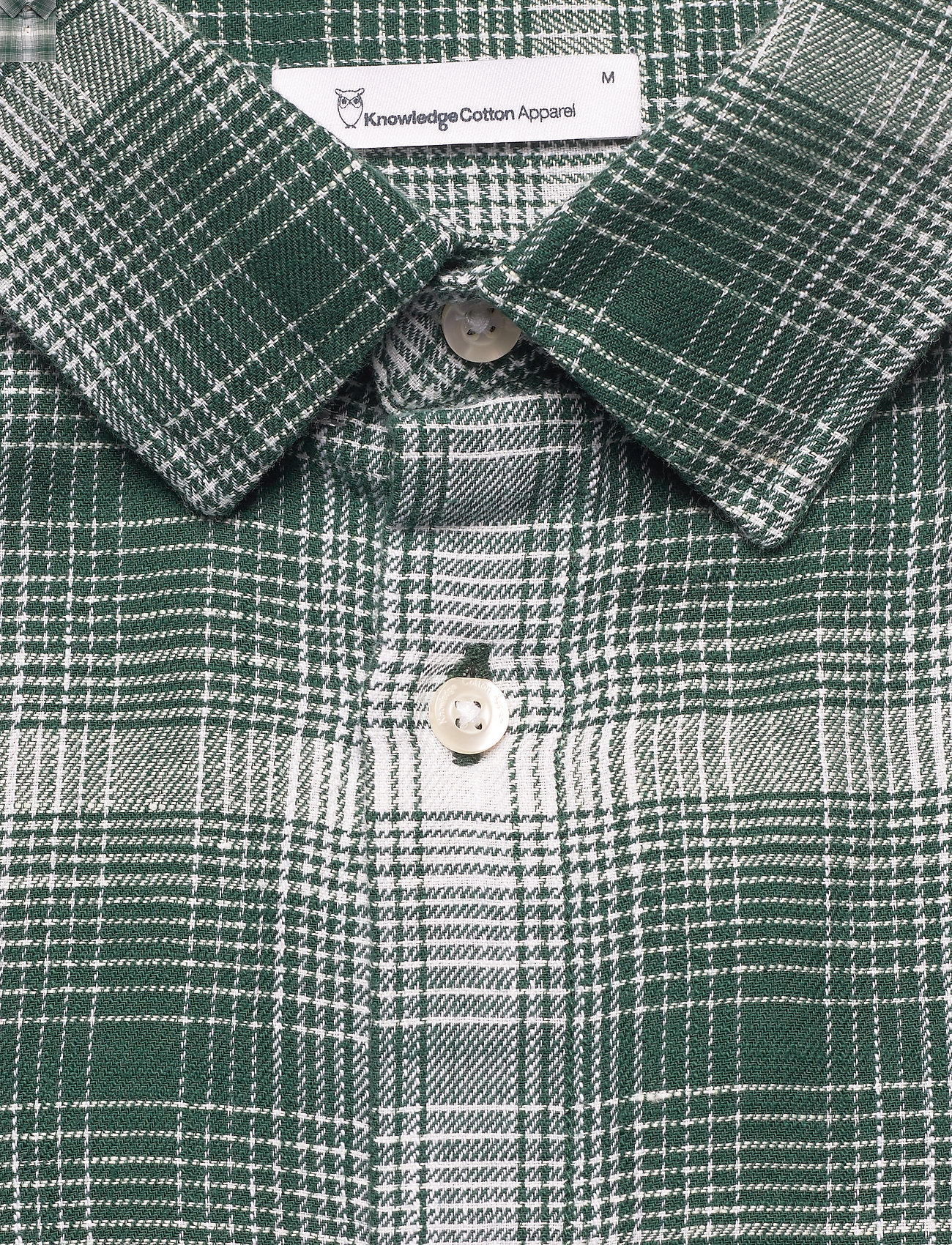 Knowledge Cotton Apparel - LARCH LS checked shirt - GOTS/Vegan - pineneedle - 2