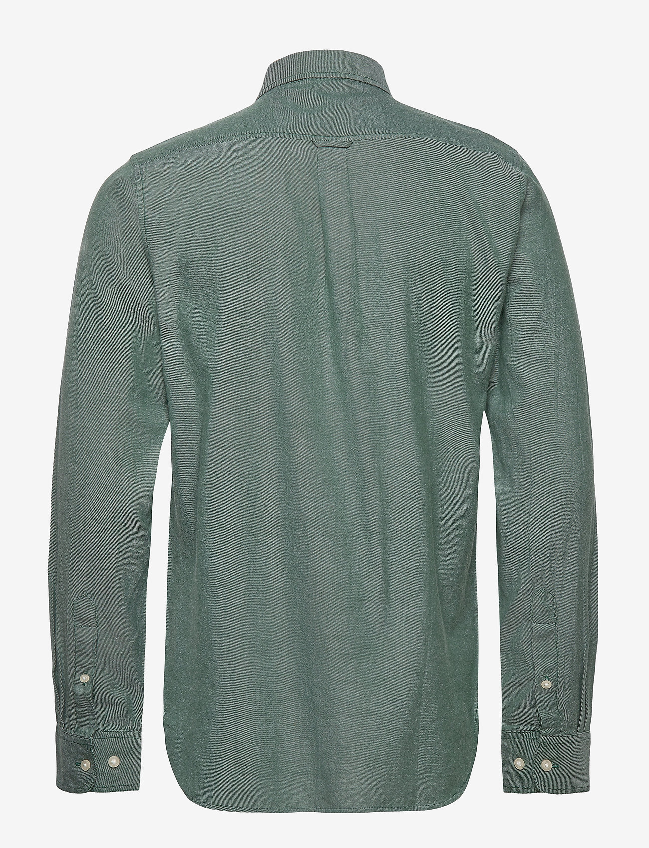 Knowledge Cotton Apparel - ELDER LS twill shirt - GOTS/Vegan - pineneedle - 1