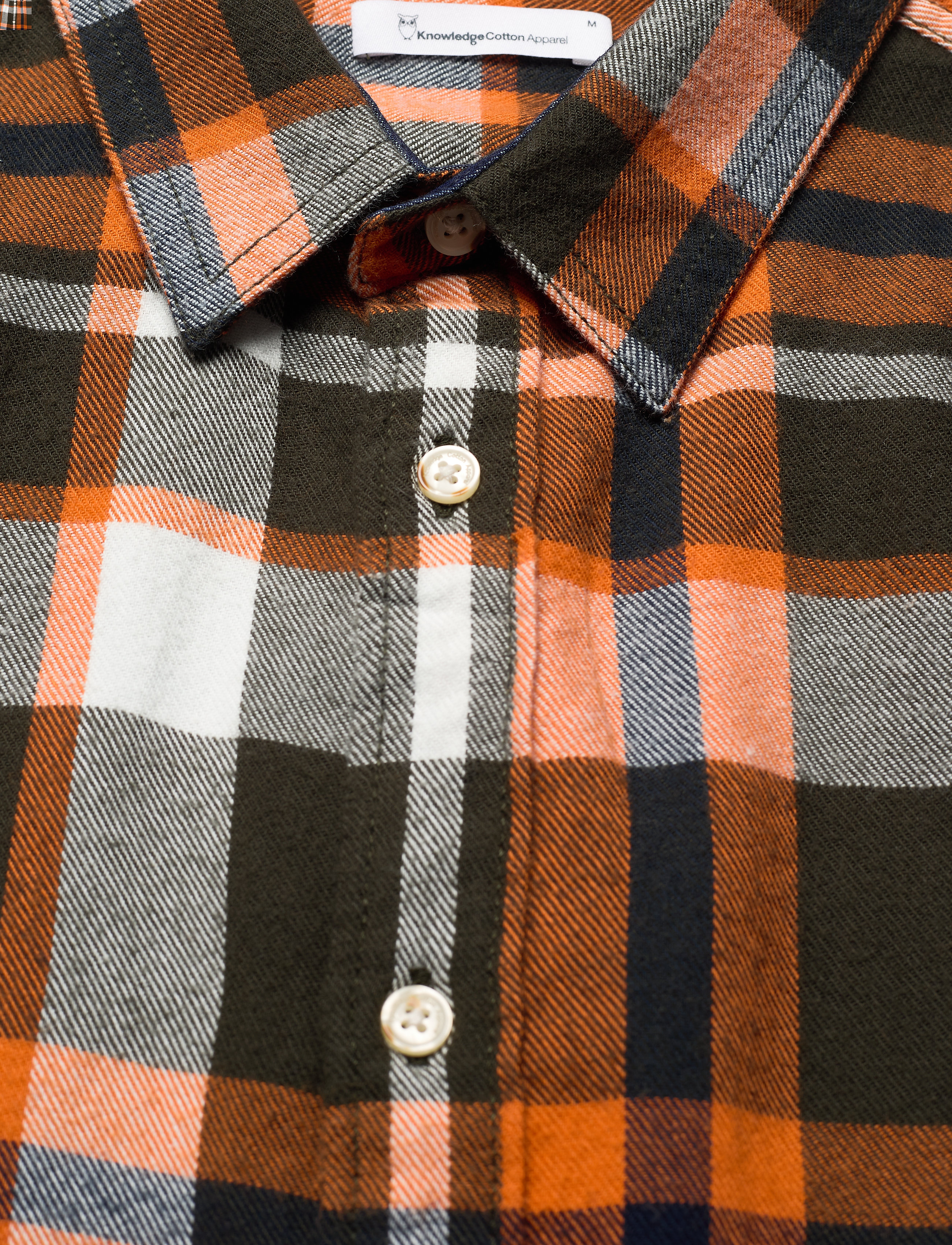 Knowledge Cotton Apparel - LARCH casual fit checked flannel sh - forrest night - 2