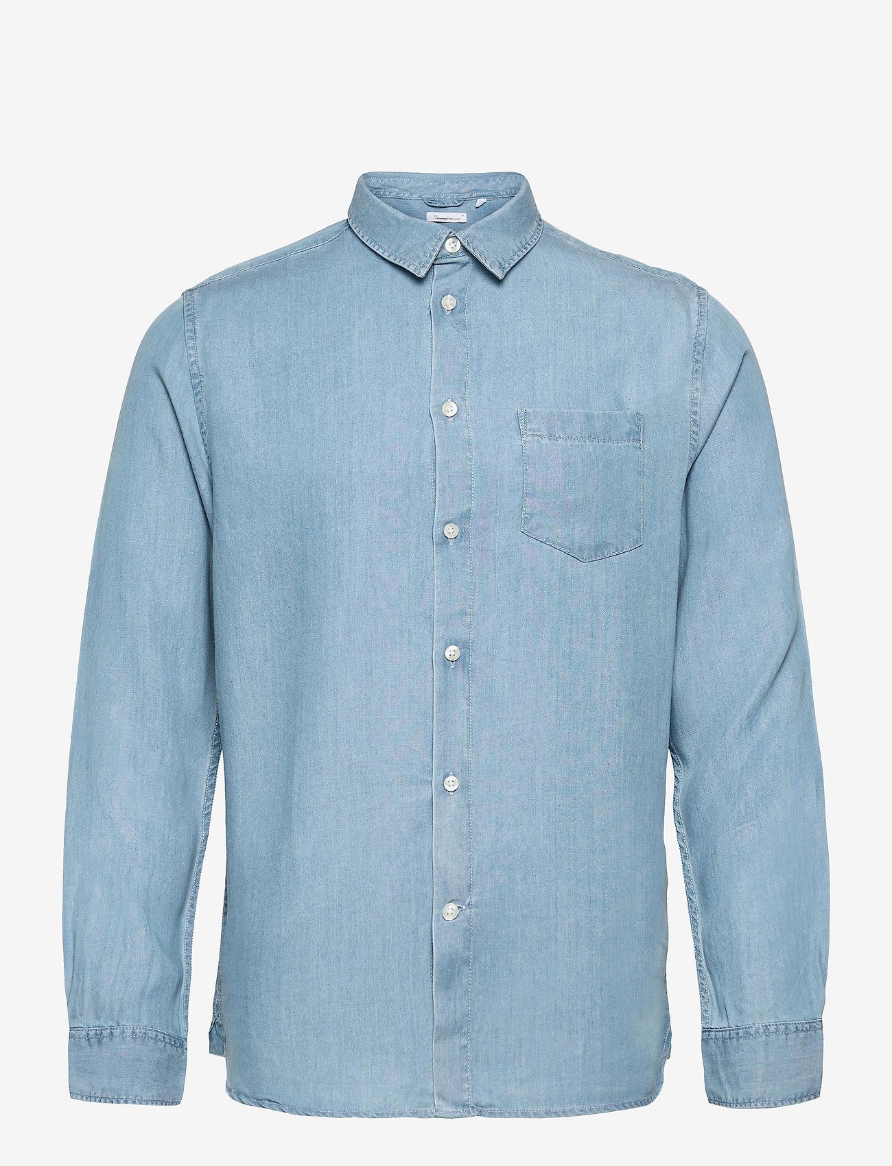 Knowledge Cotton Apparel - ELDER regular fit denim Tencel shi - vintage indigo - 0