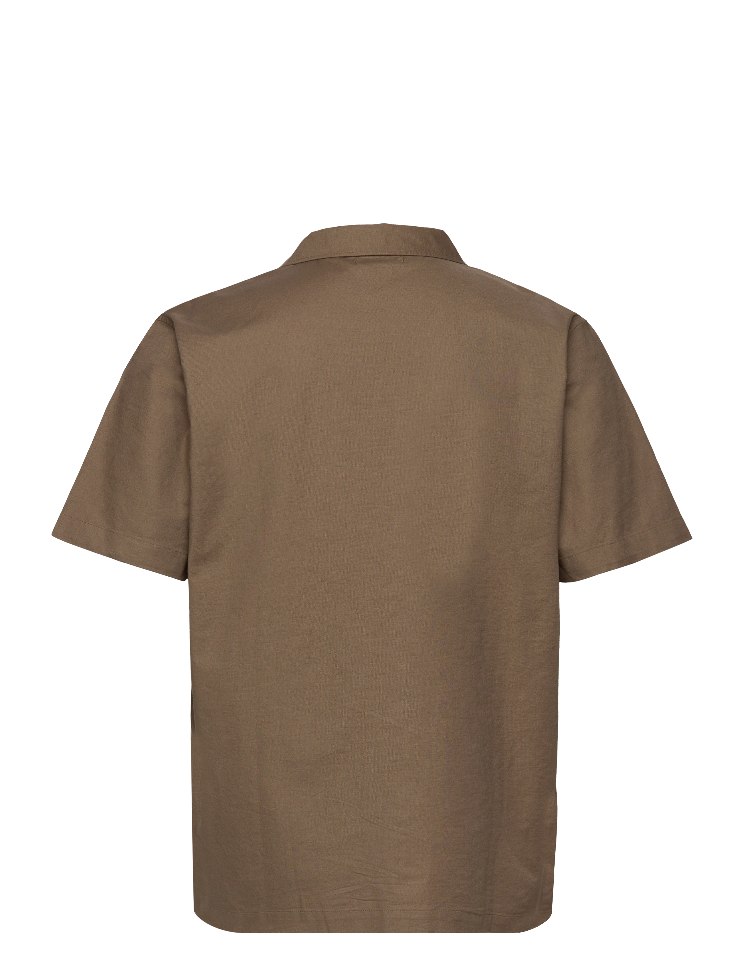 Knowledge Cotton Apparel - WAVE utility stretch canvas box fit - burned olive - 1