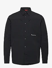 Knowledge Cotton Apparel - Outdoor stretched rib stop relaxed - laisvalaikio marškiniai - black jet - 0