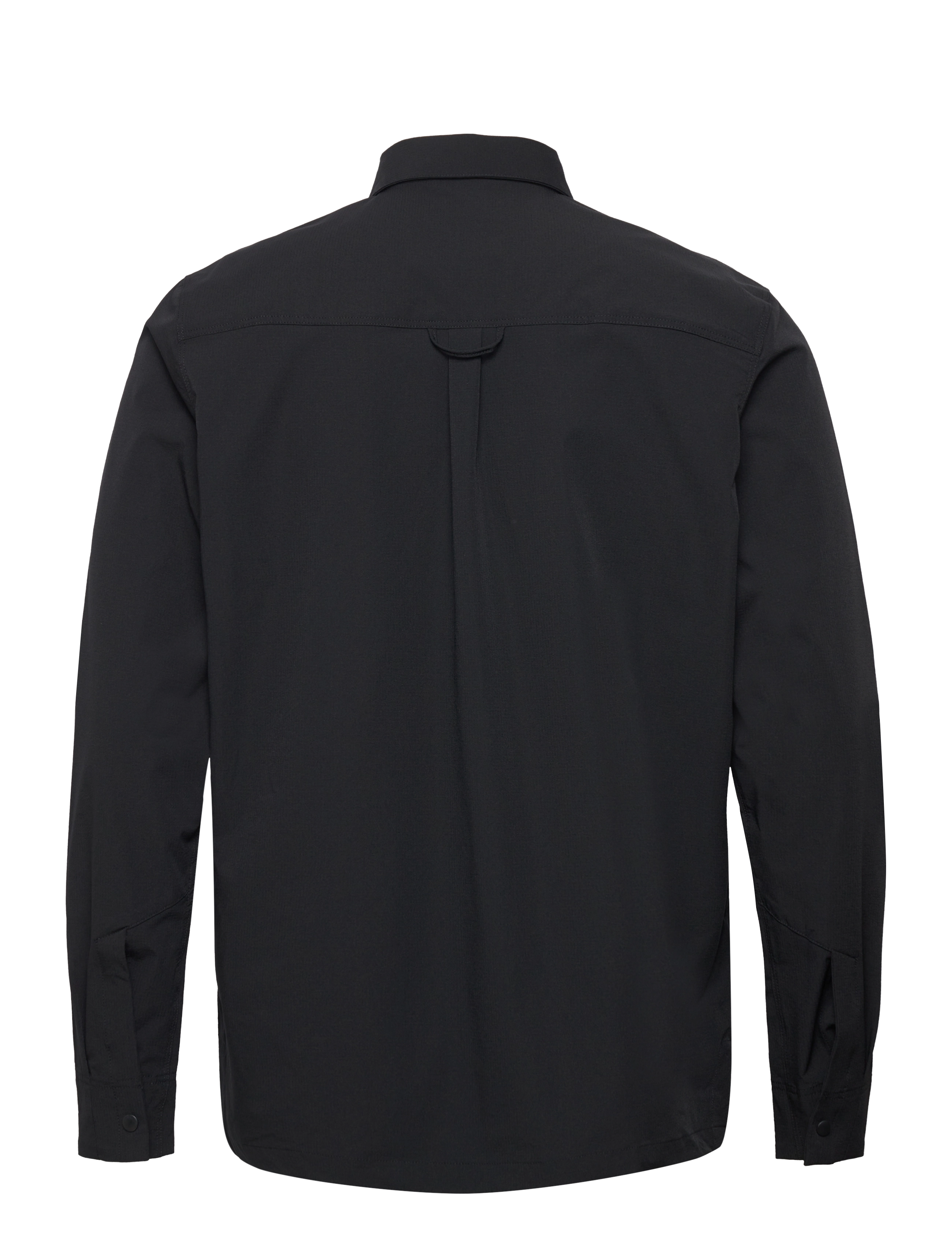 Knowledge Cotton Apparel - Outdoor stretched rib stop relaxed - black jet - 1