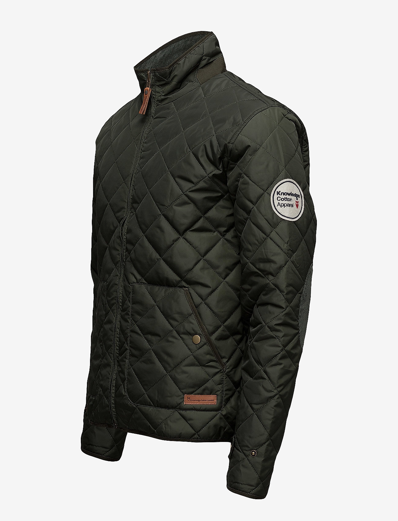 Knowledge Cotton Apparel - PET Light Jacket Reversible - GRS/V - forrest night - 2