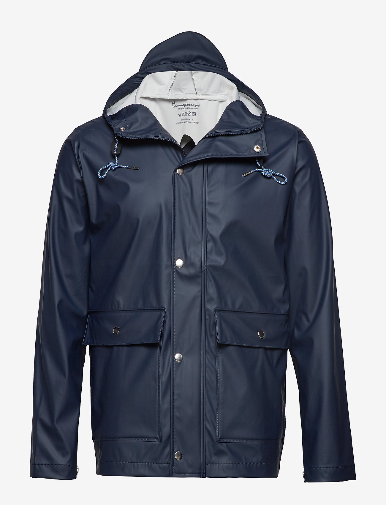 Knowledge Cotton Apparel - LAKE short rain jacket - total eclipse - 0