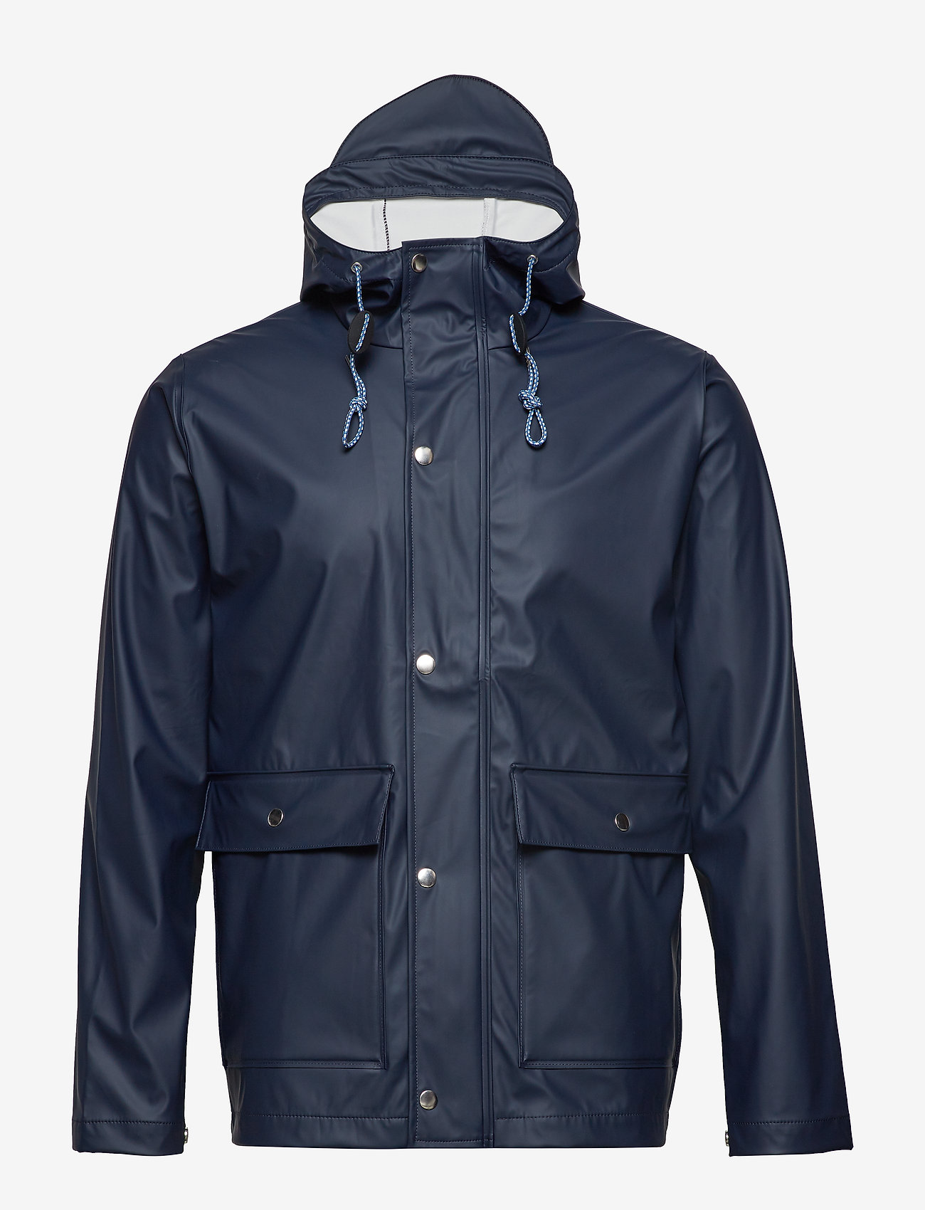 Knowledge Cotton Apparel - LAKE short rain jacket - total eclipse - 2