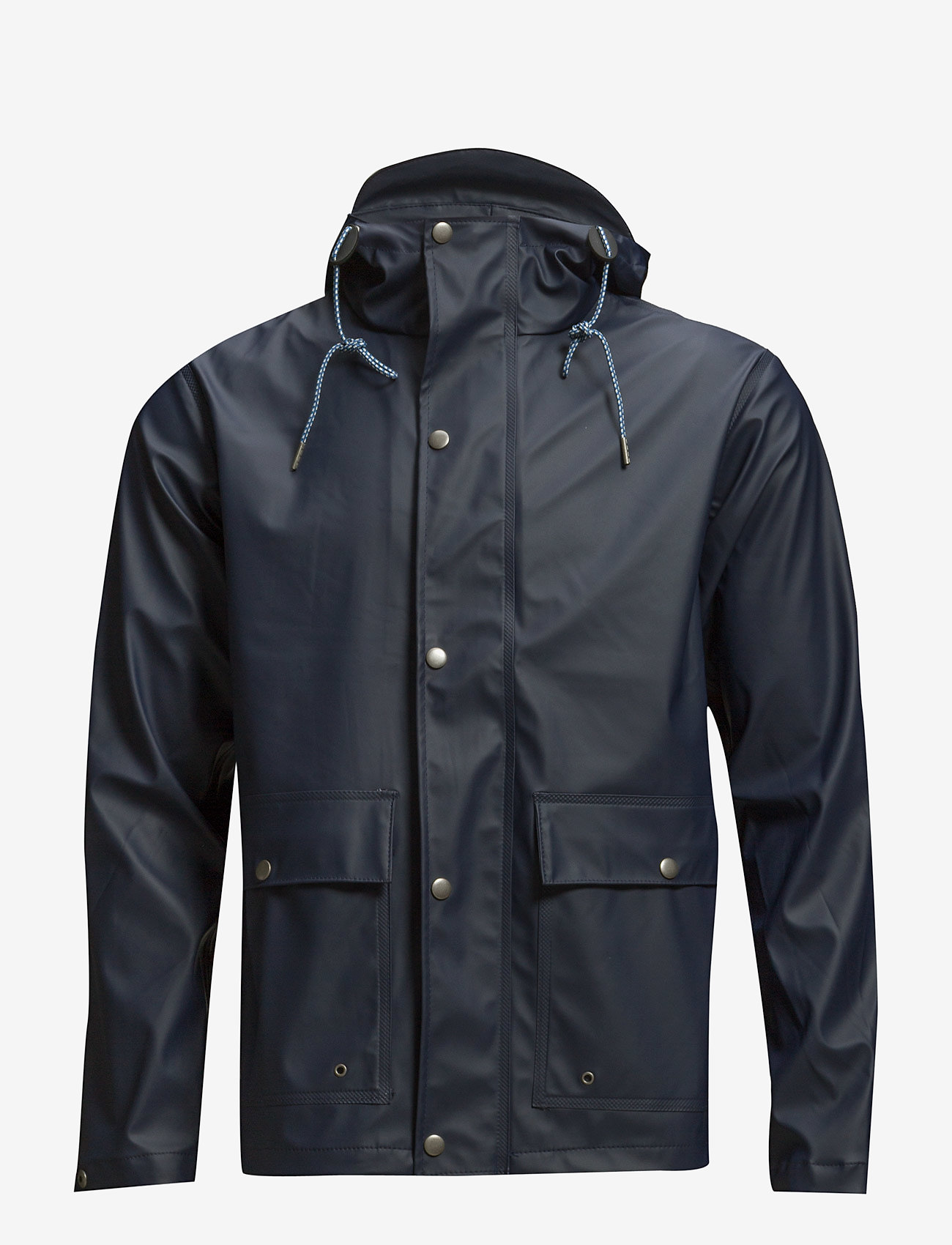 Knowledge Cotton Apparel - LAKE short rain jacket - total eclipse - 2