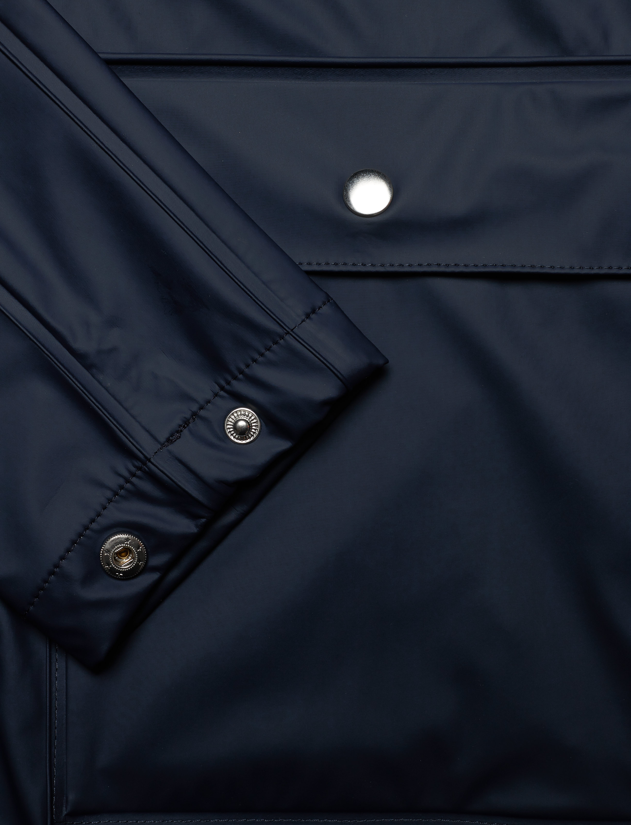 Knowledge Cotton Apparel - LAKE short rain jacket - total eclipse - 4