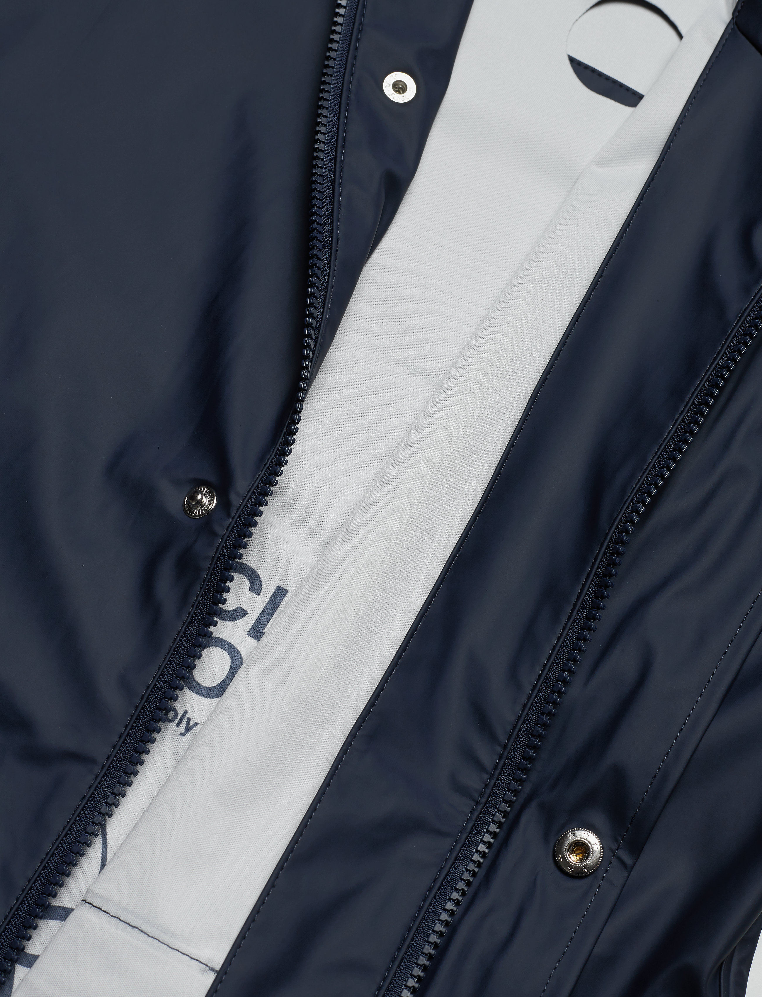 Knowledge Cotton Apparel - LAKE short rain jacket - total eclipse - 5