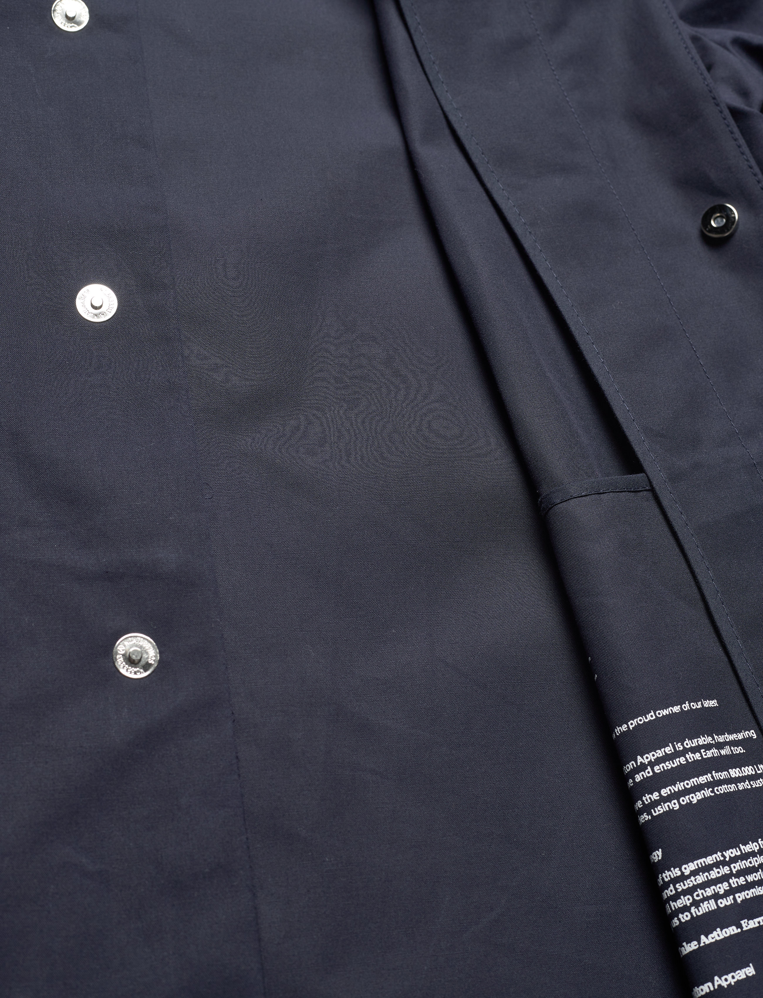 Knowledge Cotton Apparel - Funtional carcoat jacket - GOTS/Veg - total eclipse - 4