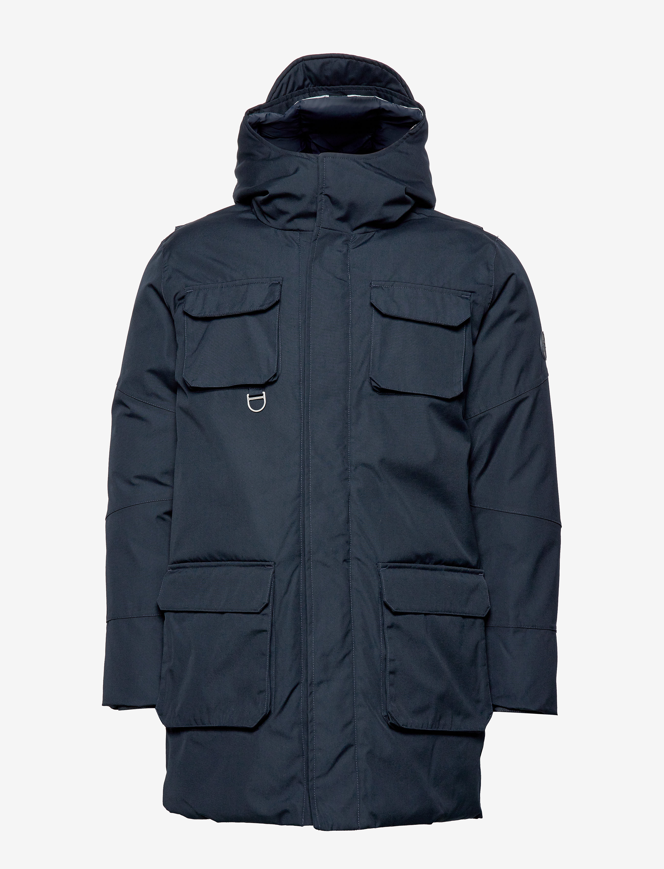 Knowledge Cotton Apparel - Parka jacket ARCTIC CANVAS - GRS/Vegan - total eclipse - 1