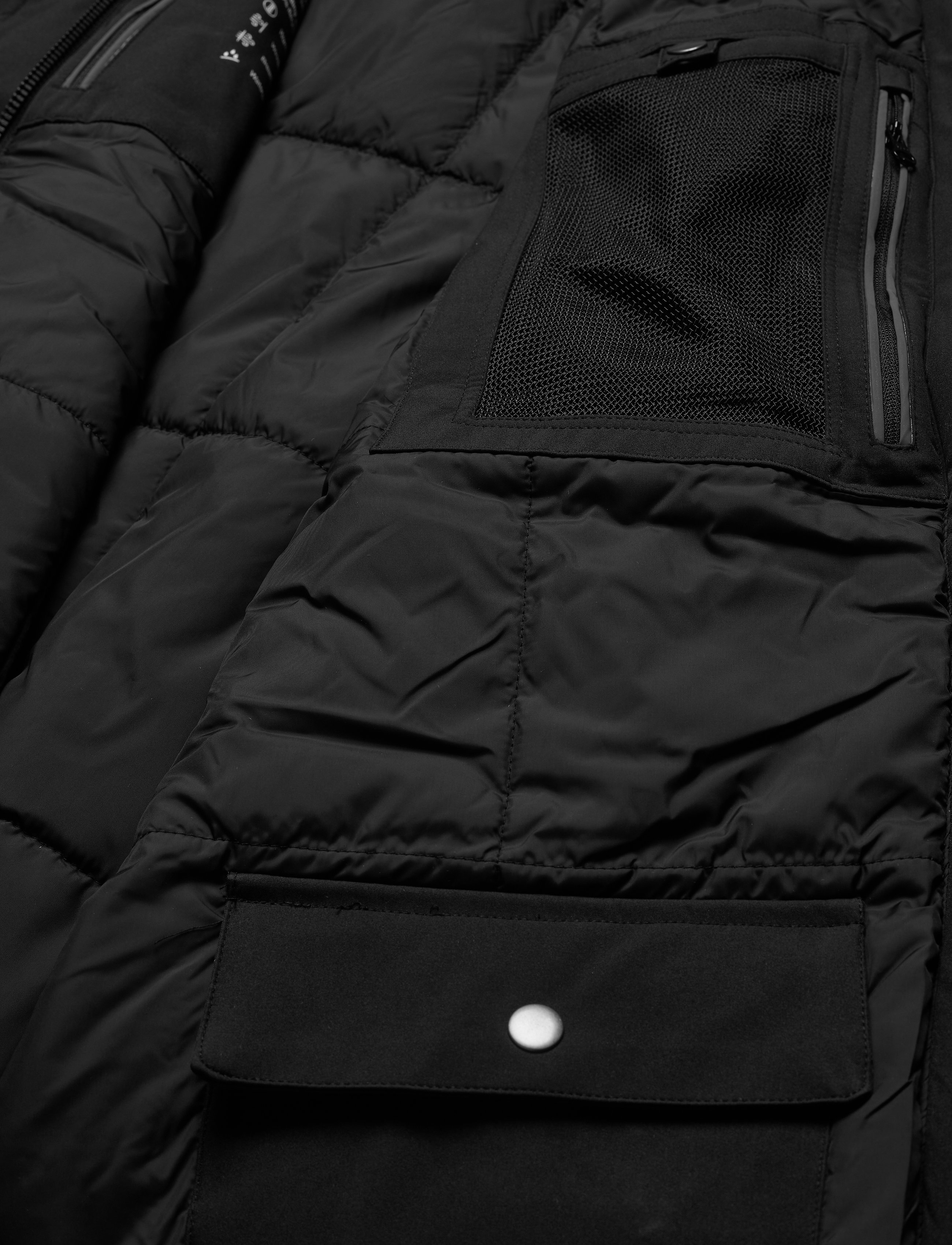 Knowledge Cotton Apparel - CLIMATE SHELL jacket - GRS/Vegan - black jet - 4