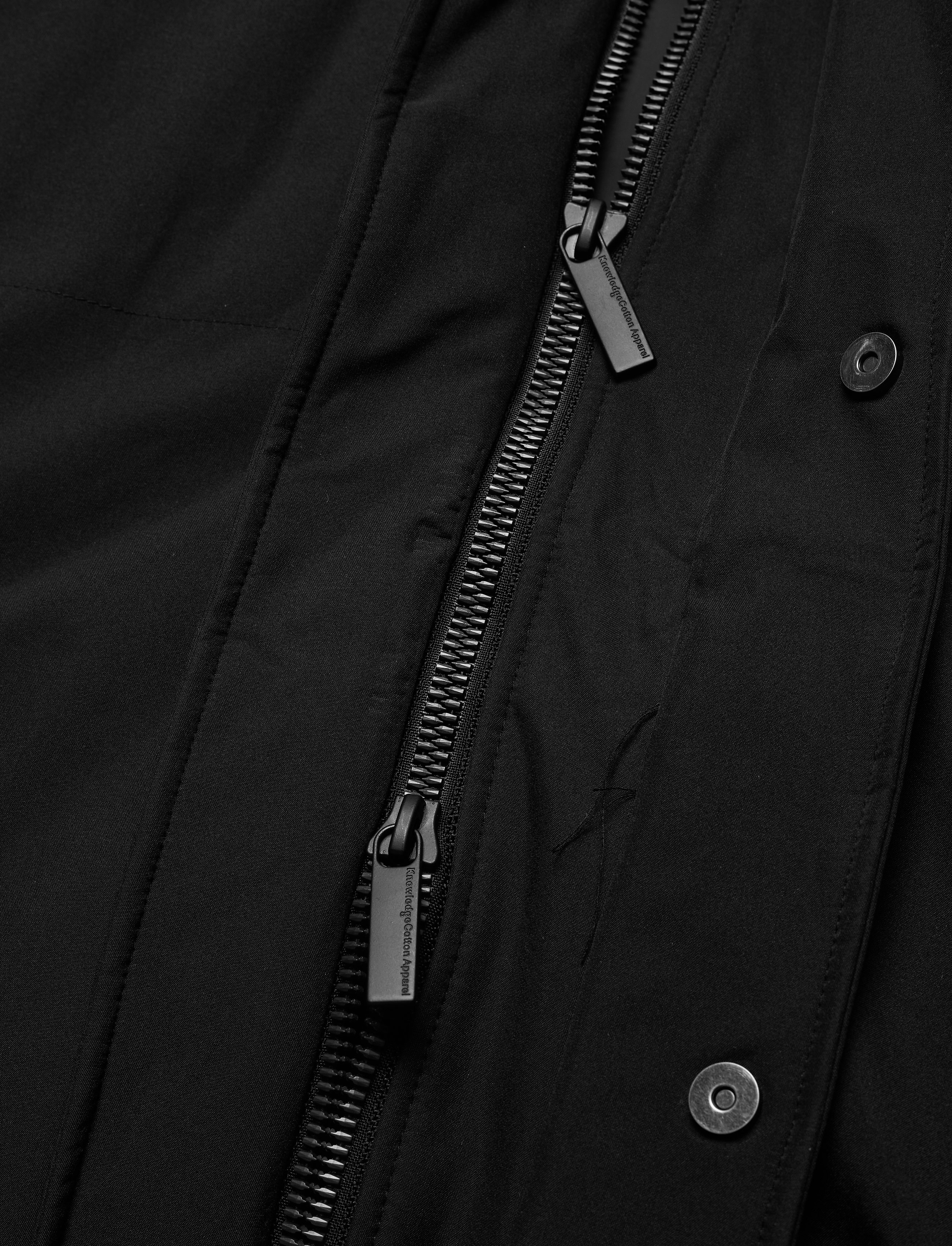Knowledge Cotton Apparel - CLIMATE SHELL jacket - GRS/Vegan - black jet - 5