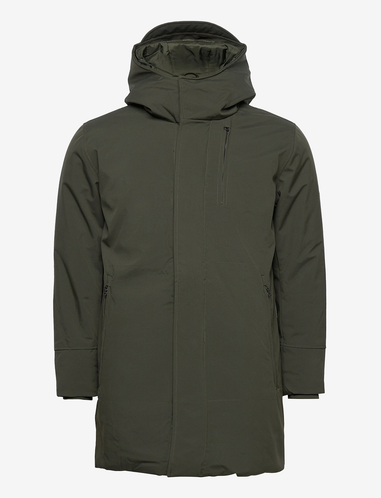Knowledge Cotton Apparel - CLIMATE SHELL jacket - GRS/Vegan - forrest night - 1
