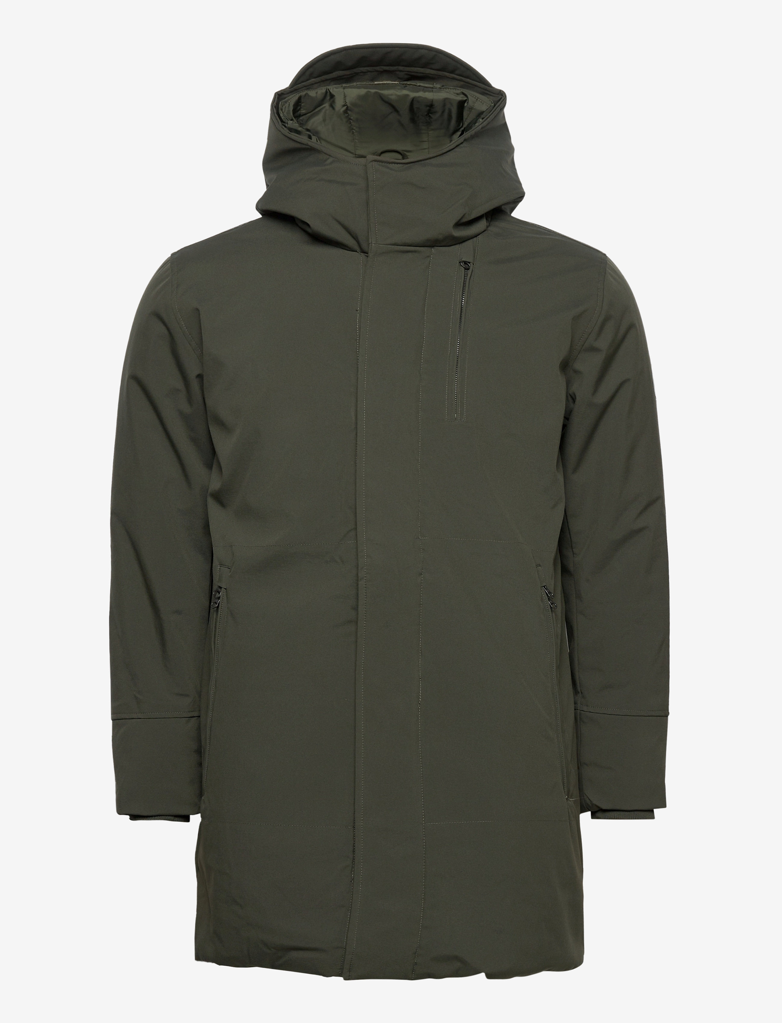 Knowledge Cotton Apparel - CLIMATE SHELL jacket - GRS/Vegan - forrest night - 1