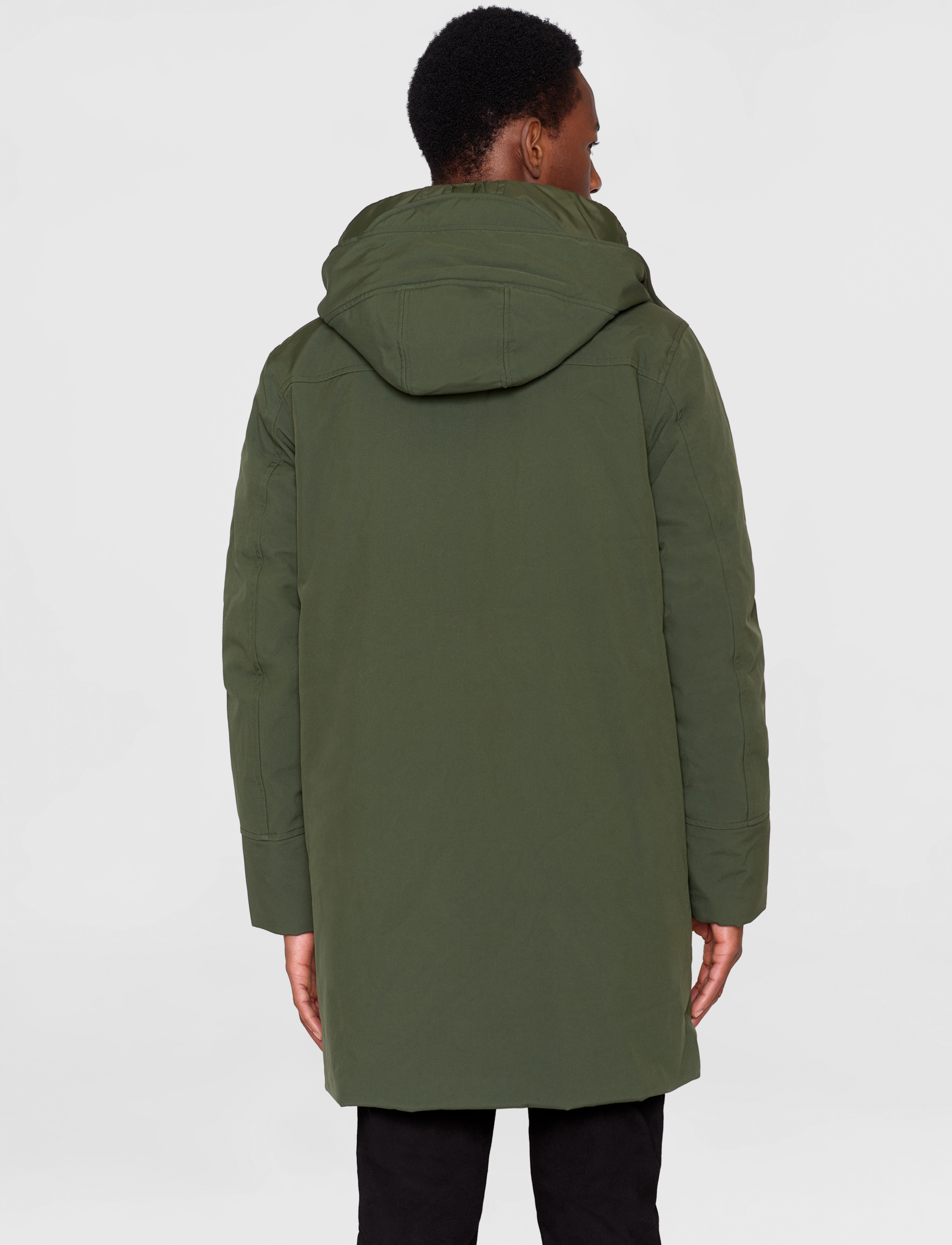 Knowledge Cotton Apparel - CLIMATE SHELL jacket - GRS/Vegan - forrest night - 4