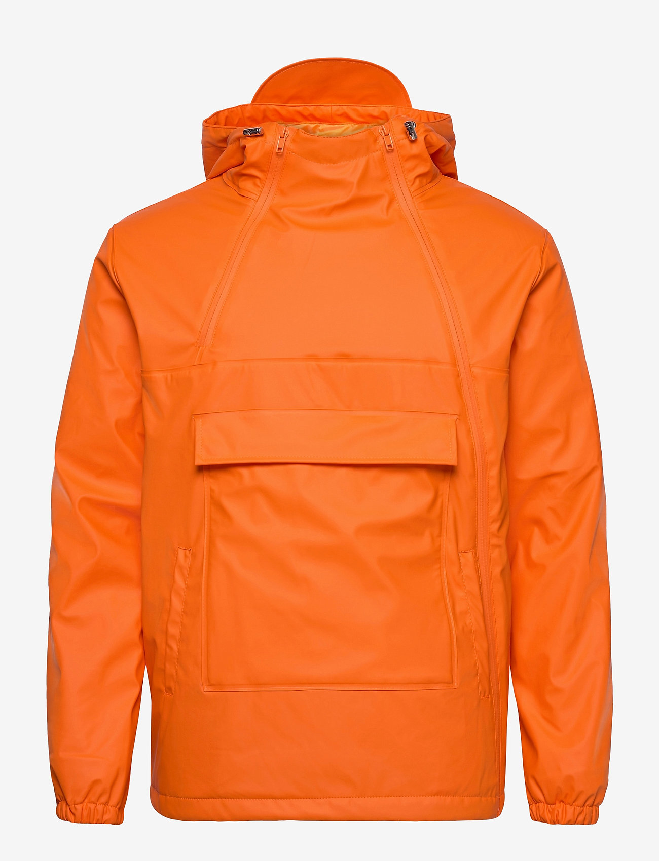 Knowledge Cotton Apparel - Functional anorak in recycled polye - persimmon orange - 0