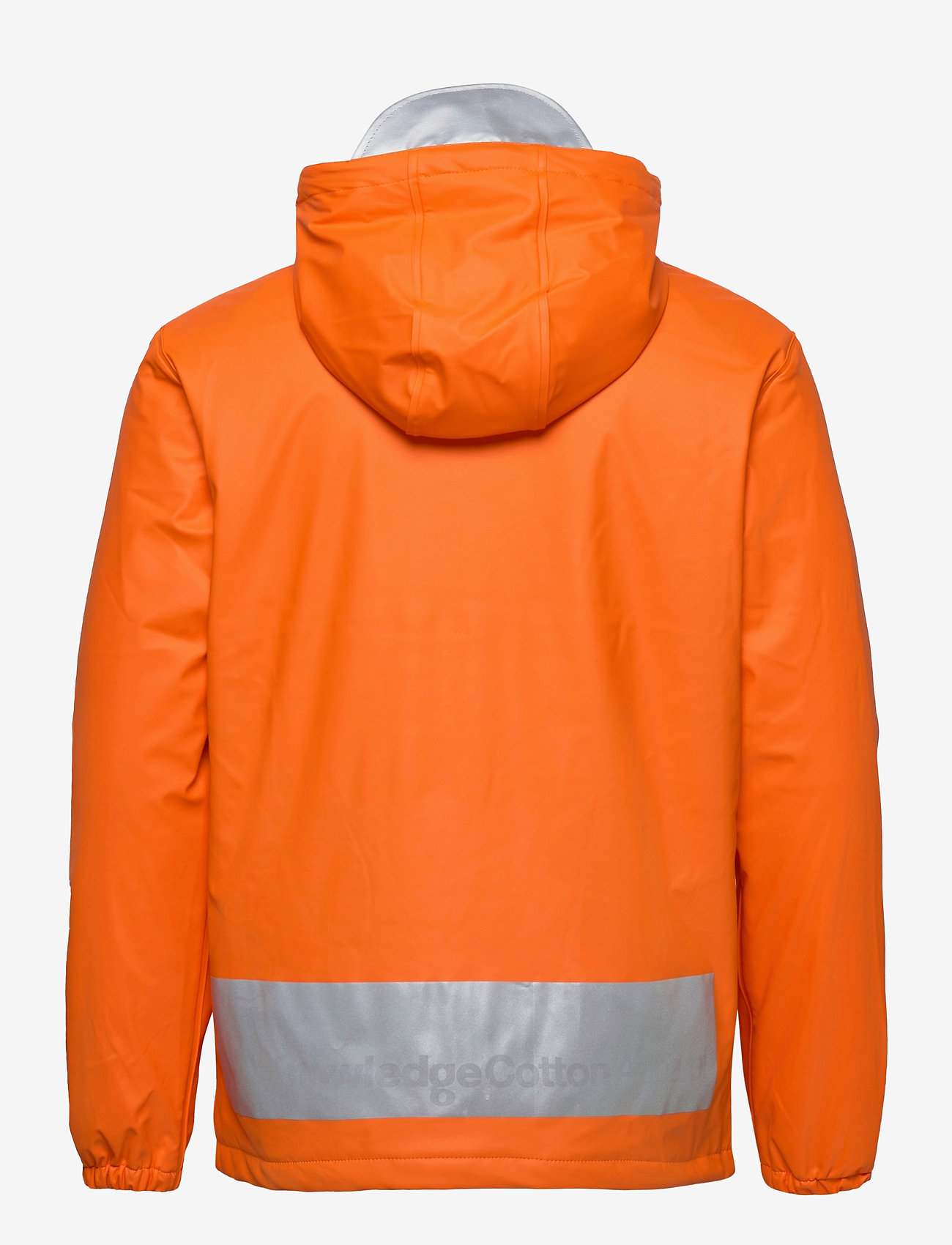 Knowledge Cotton Apparel - Functional anorak in recycled polye - persimmon orange - 1