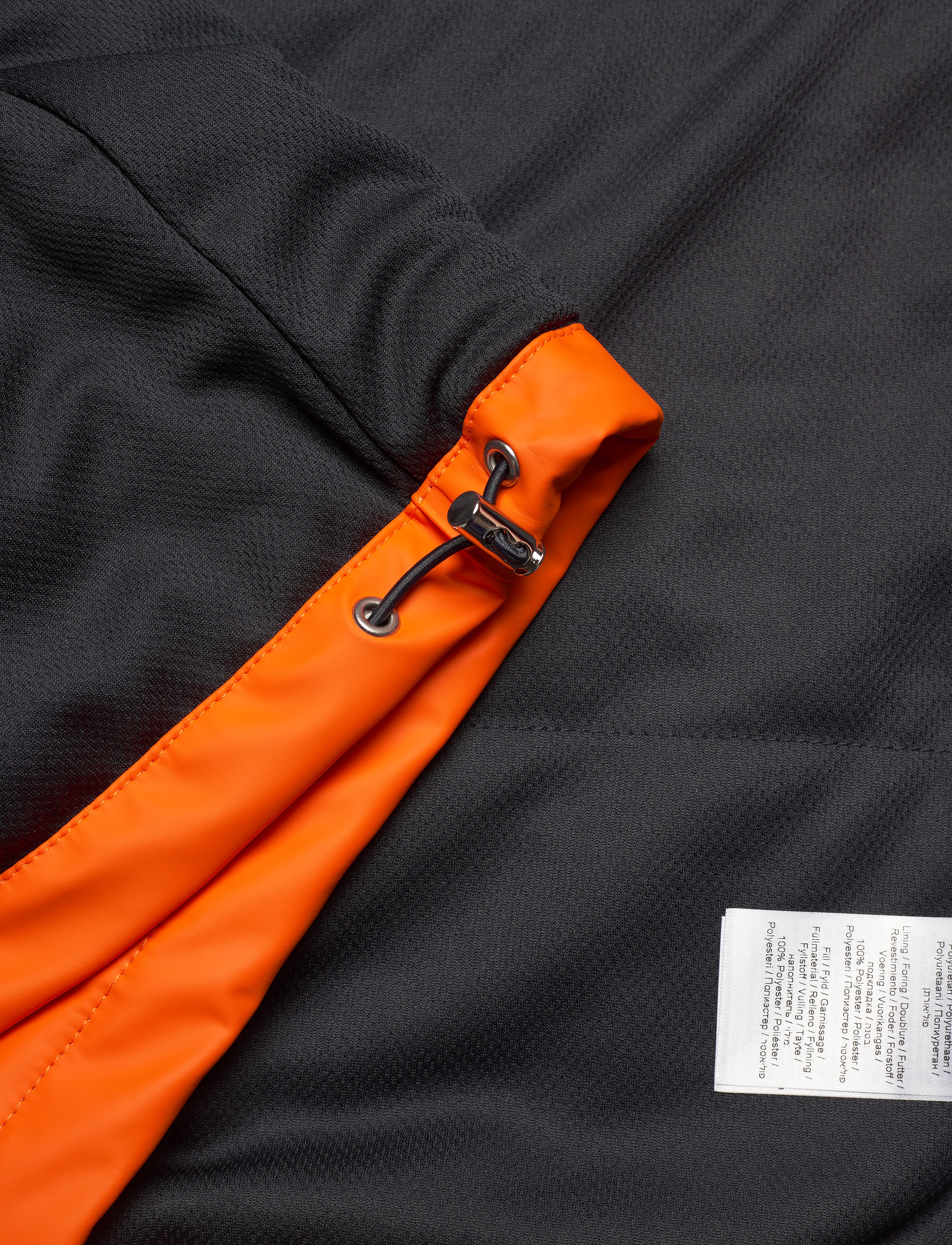 Knowledge Cotton Apparel - Functional anorak in recycled polye - persimmon orange - 5