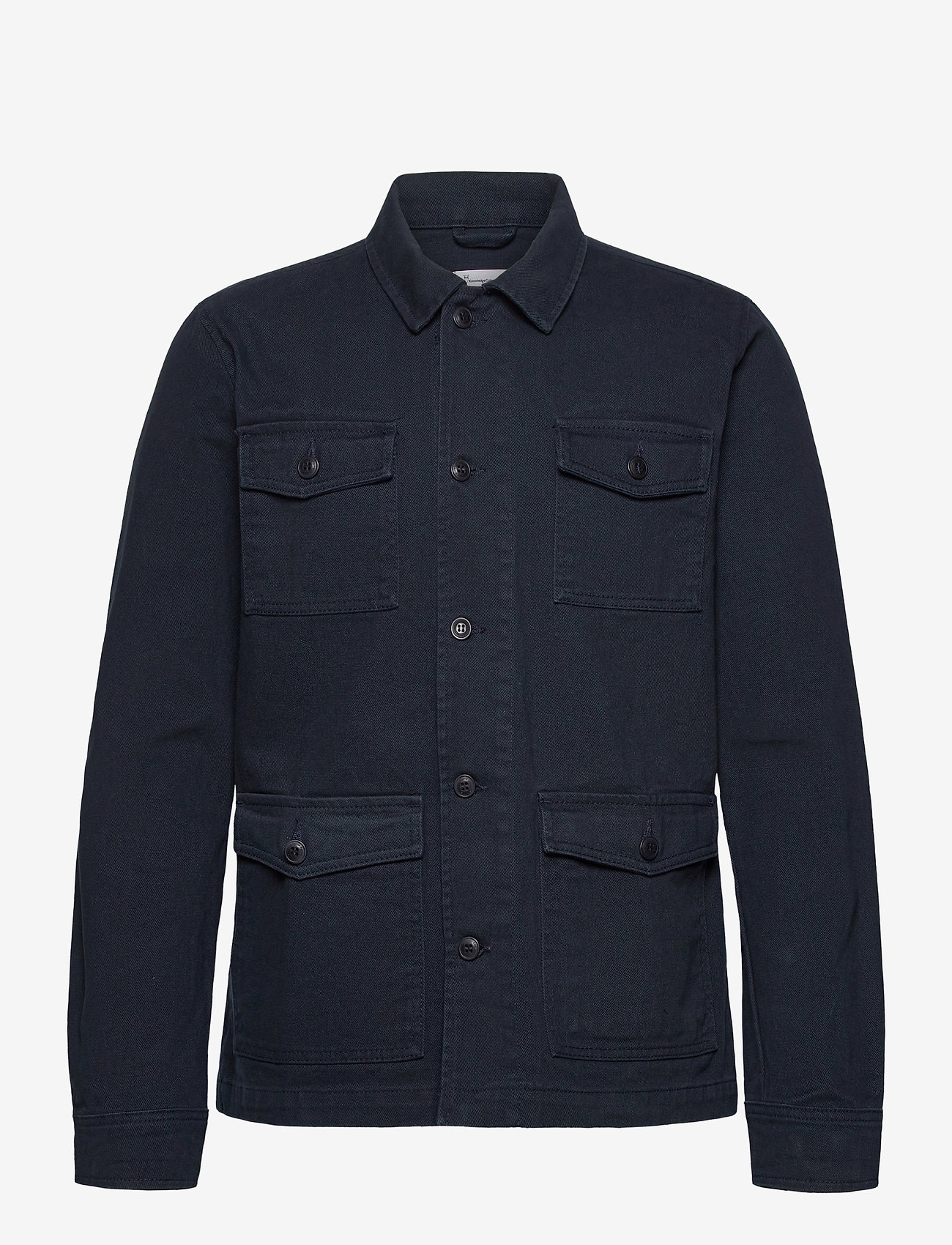 Knowledge Cotton Apparel - BEECH jacket - GOTS/Vegan - total eclipse - 0