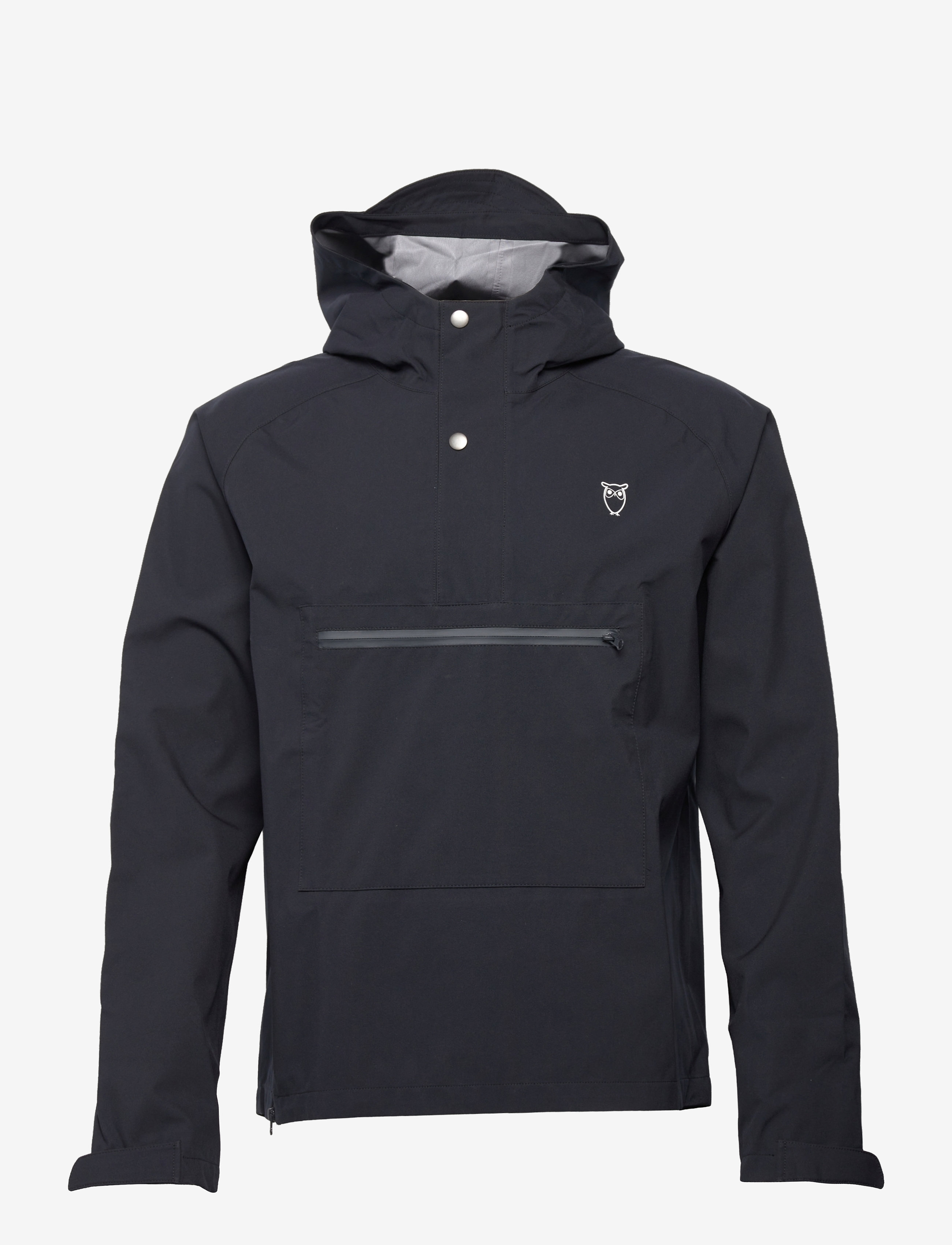 Knowledge Cotton Apparel - Save water anorak - GRS/Vegan - total eclipse - 0