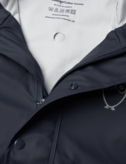 Knowledge Cotton Apparel - Short rain jacket - KCA requirement - regenjacken - total eclipse - 3
