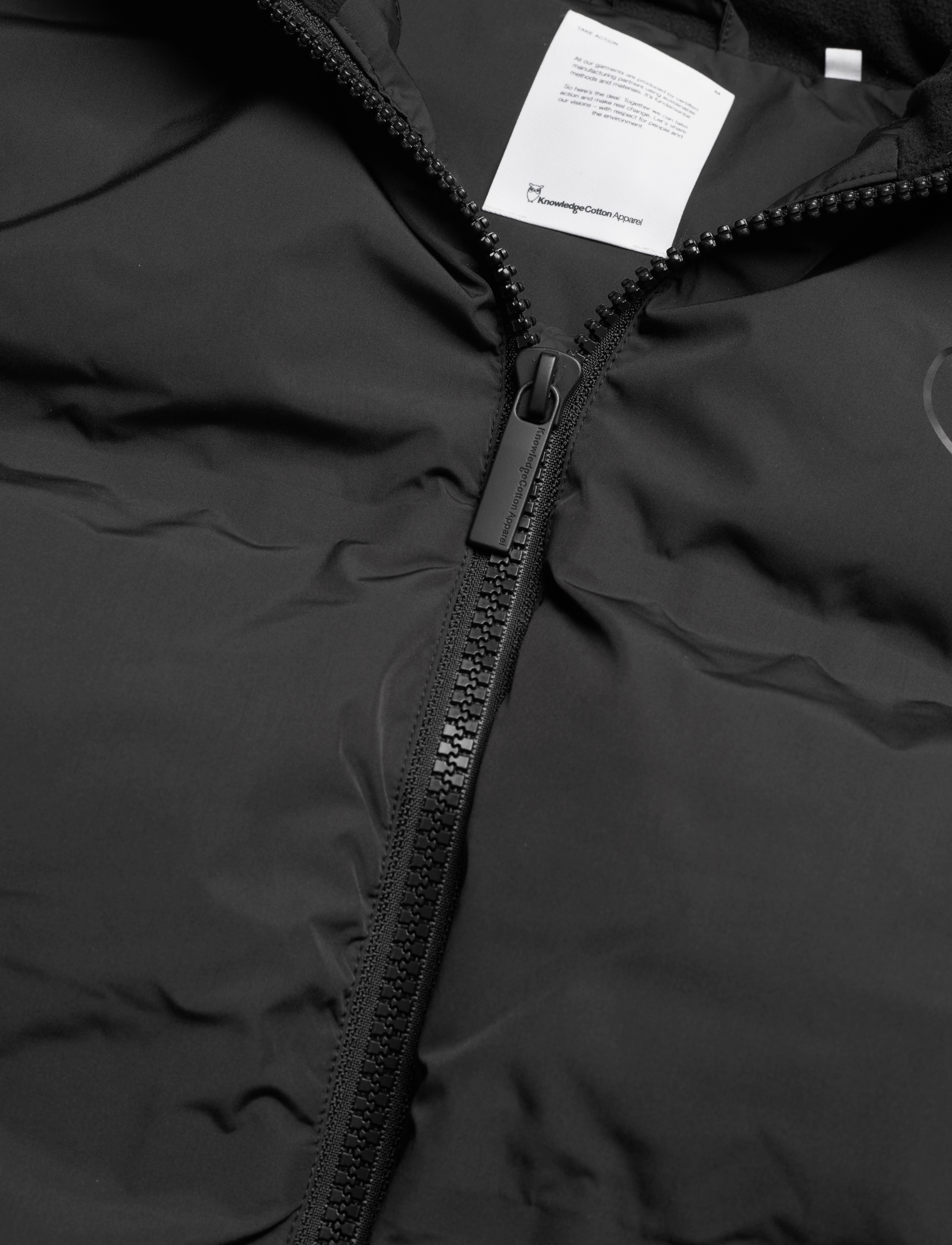 Knowledge Cotton Apparel - Puffer vest - GRS/Vegan - black jet - 2