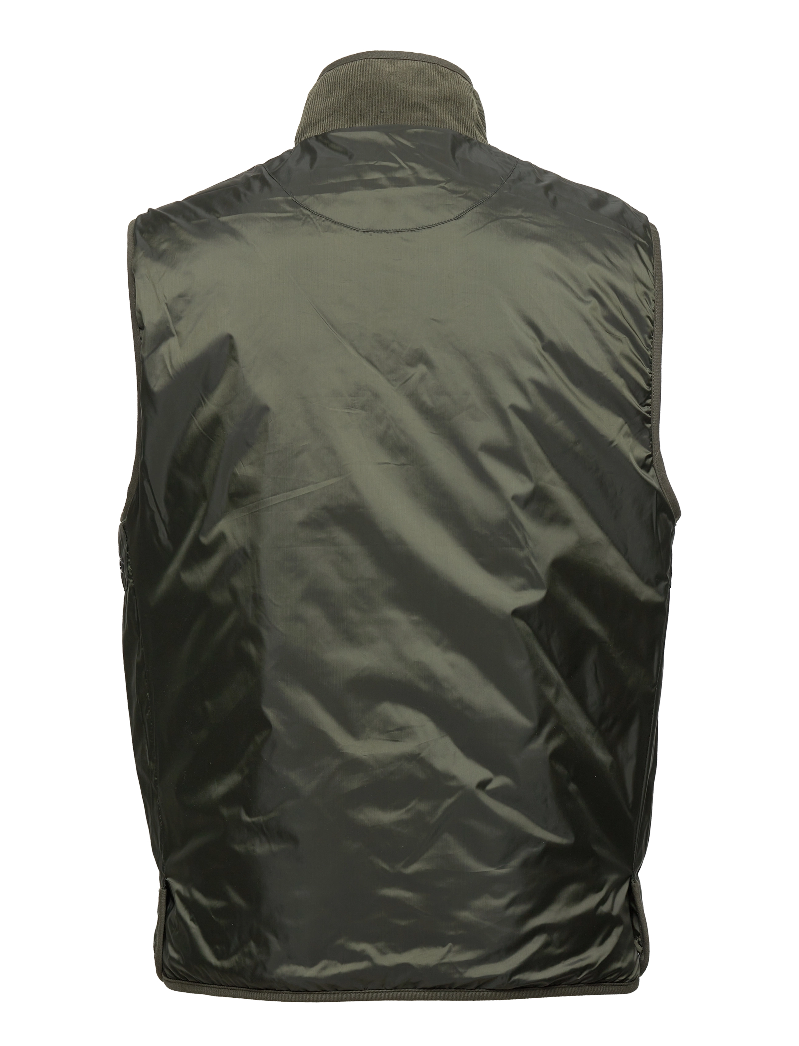 Knowledge Cotton Apparel - FJORD quilted reversibel vest - GRS - forrest night - 3