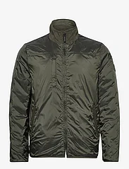 Knowledge Cotton Apparel - FJORD quilted reversible jacket - G - vårjackor - forrest night - 2