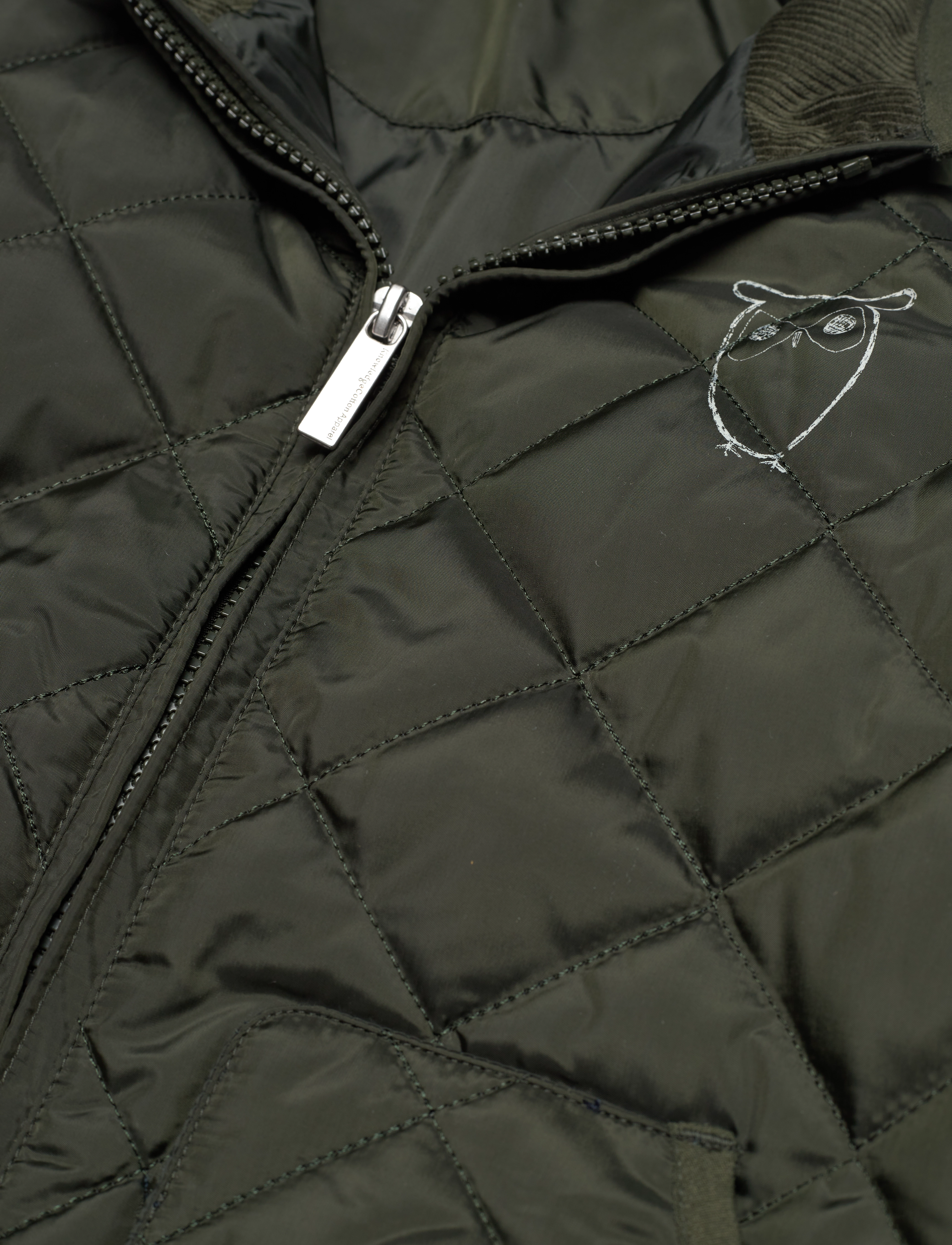 Knowledge Cotton Apparel - REED quilted jacket - GRS/Vegan - forrest night - 2