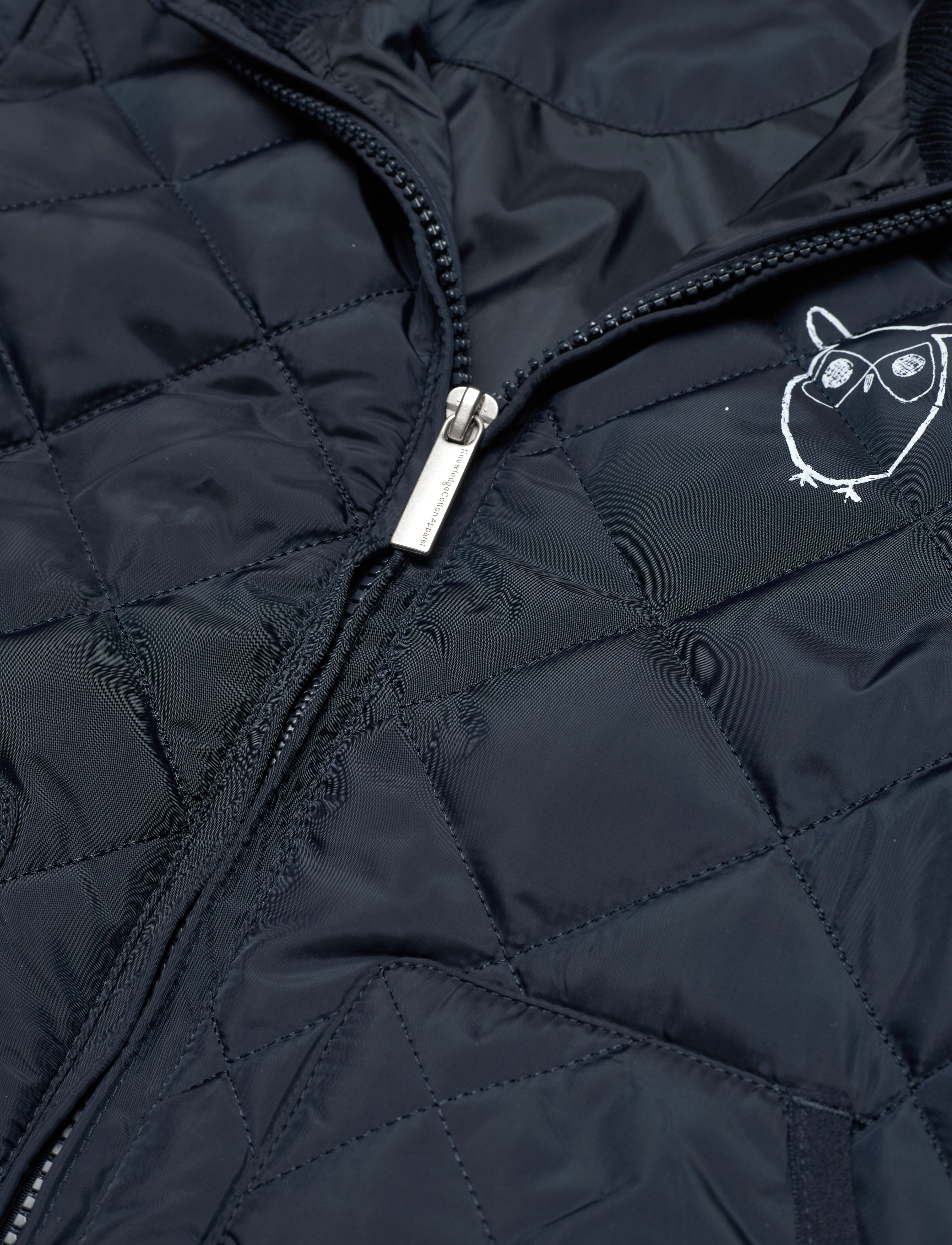 Knowledge Cotton Apparel - REED quilted jacket - GRS/Vegan - total eclipse - 2