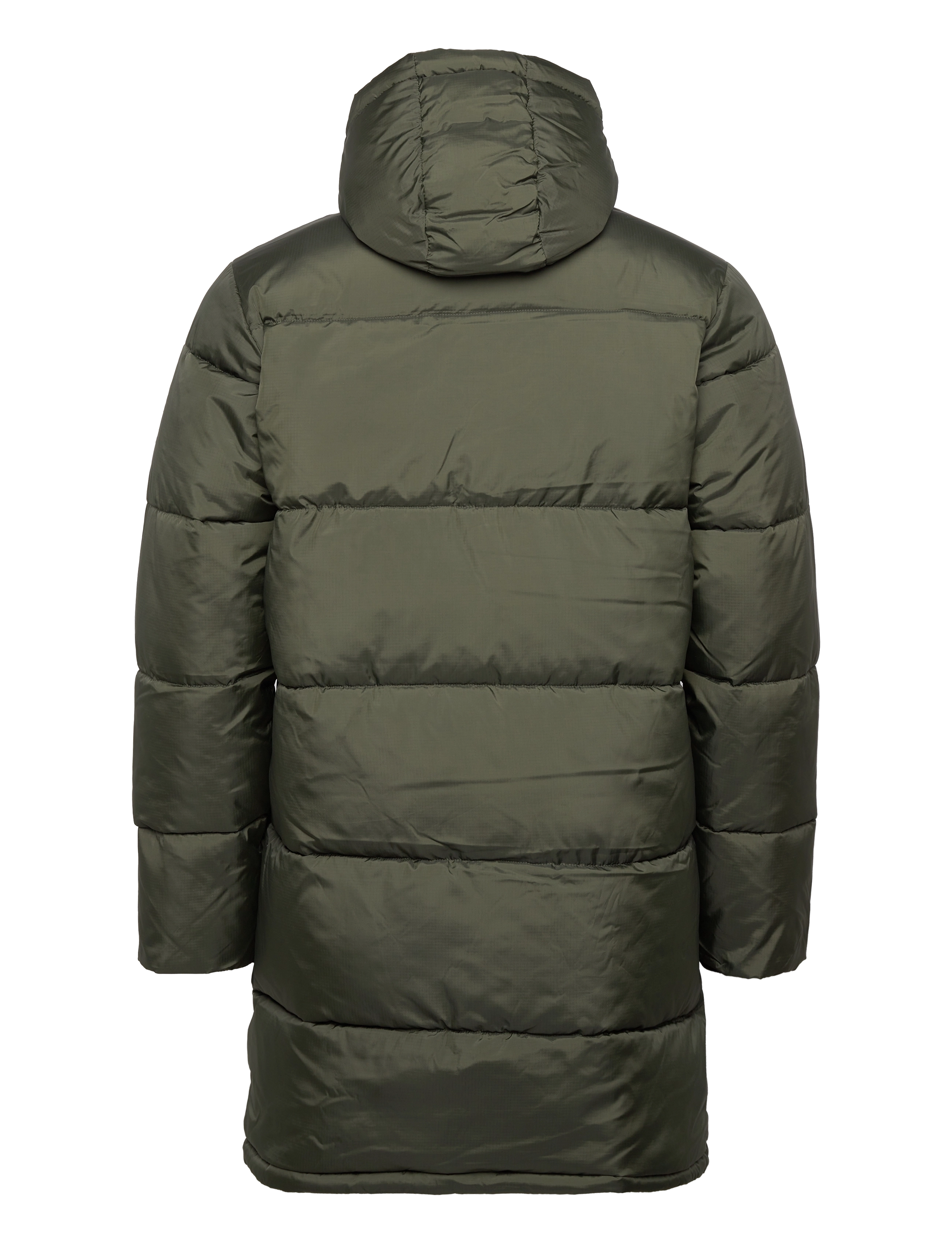 Knowledge Cotton Apparel - REPREVE  puffer long jacket THERMO - forrest night - 1