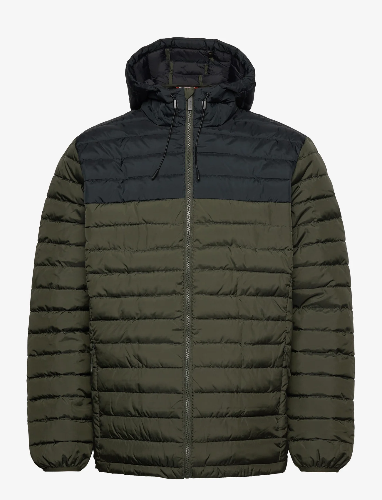 Knowledge Cotton Apparel - REPREVE  rib stop quilted Jacket T - winter jackets - forrest night - 0