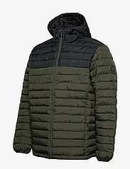 Knowledge Cotton Apparel - REPREVE  rib stop quilted Jacket T - winter jackets - forrest night - 1