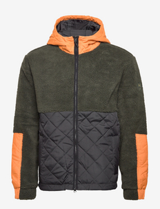 Outdoor teddy mix jacket - GRS/Vega, Knowledge Cotton Apparel