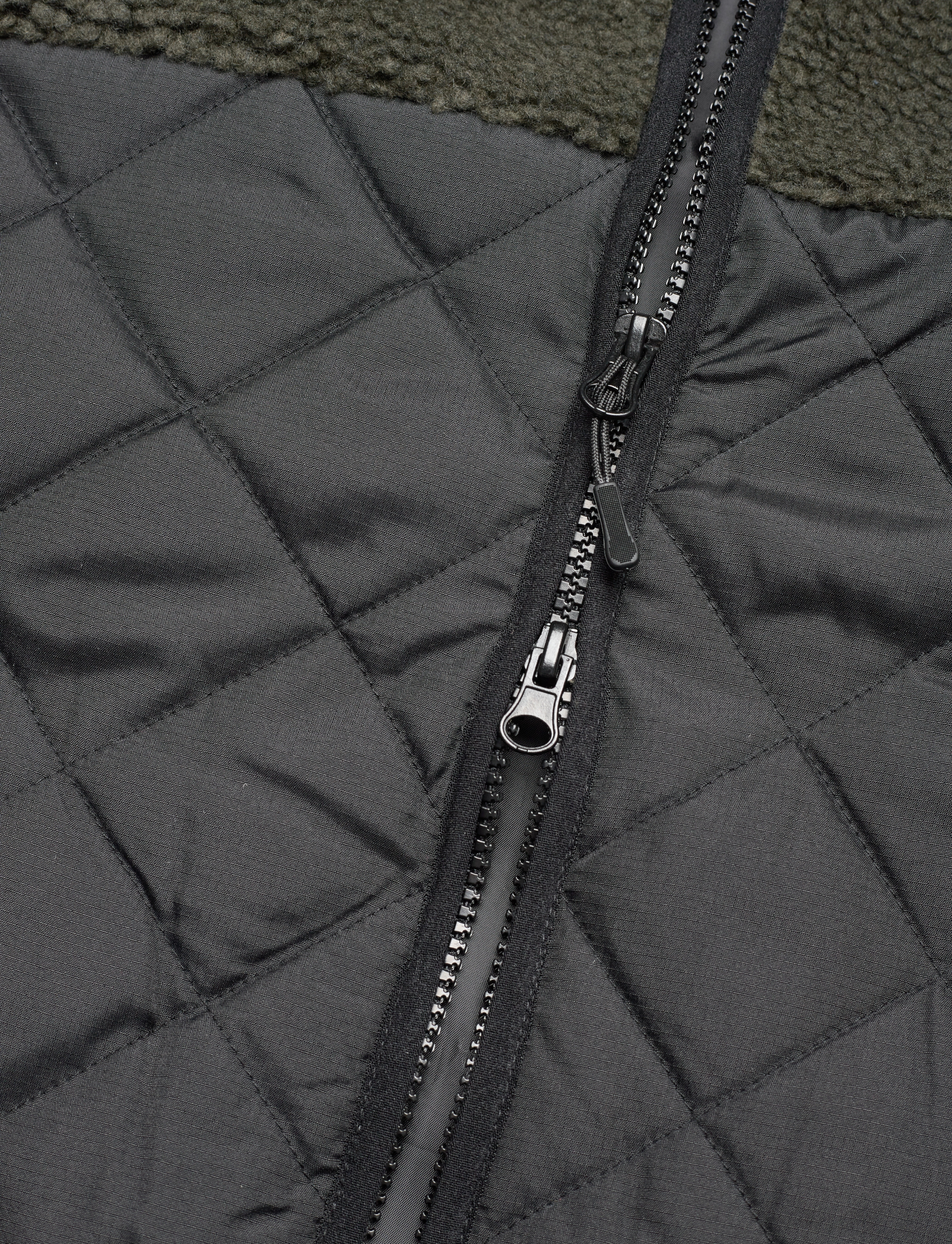 Knowledge Cotton Apparel - Outdoor teddy mix jacket - GRS/Vega - forrest night - 3