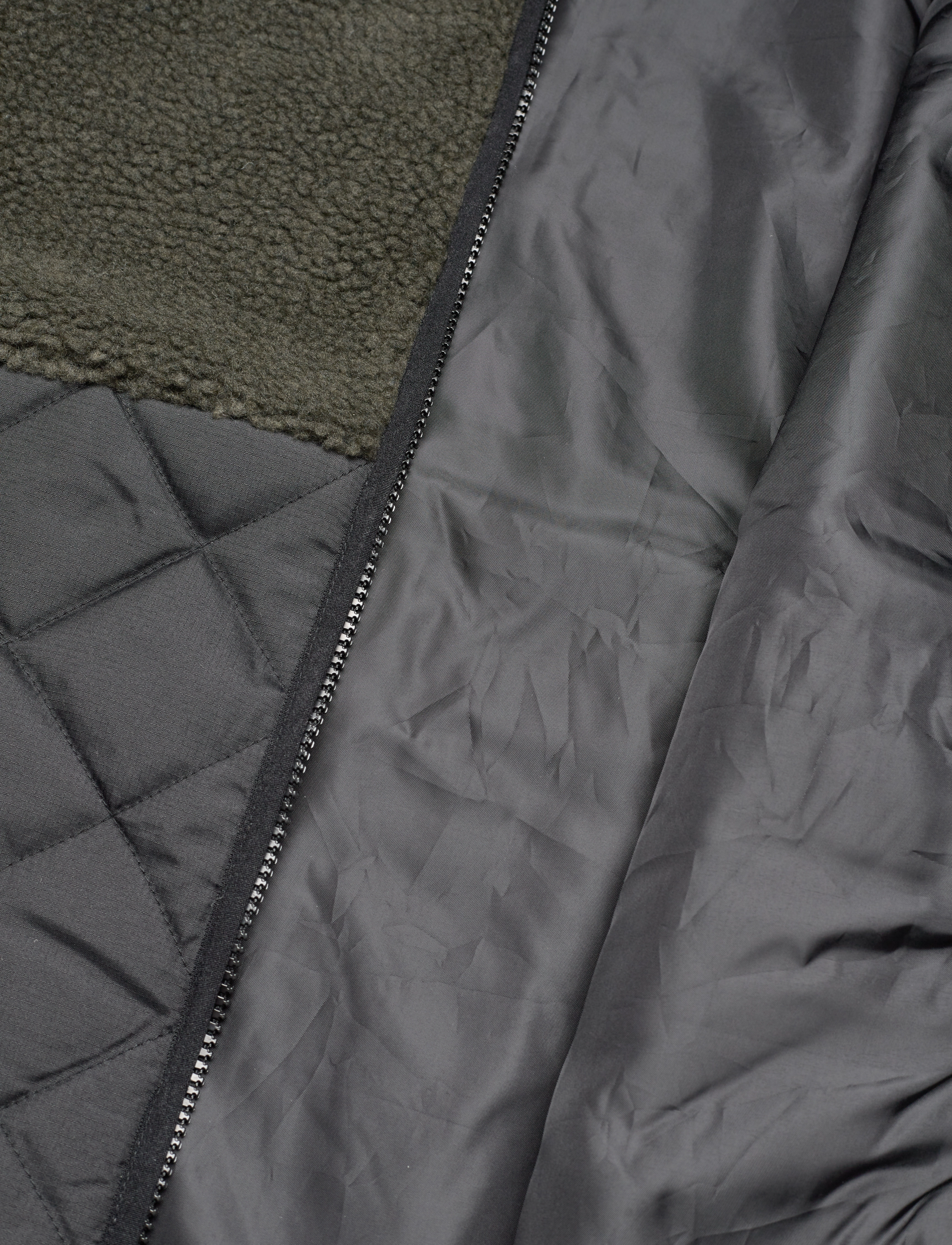 Knowledge Cotton Apparel - Outdoor teddy mix jacket - GRS/Vega - forrest night - 4