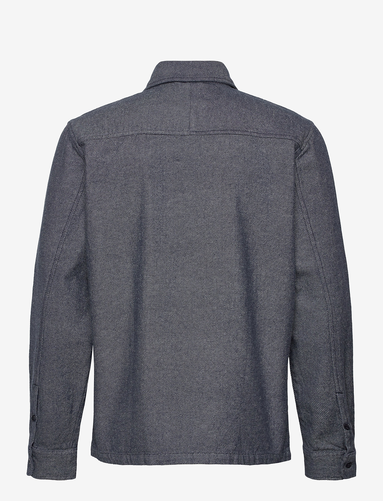 Knowledge Cotton Apparel - Strutured twill overshirt - GOTS/Ve - total eclipse - 1