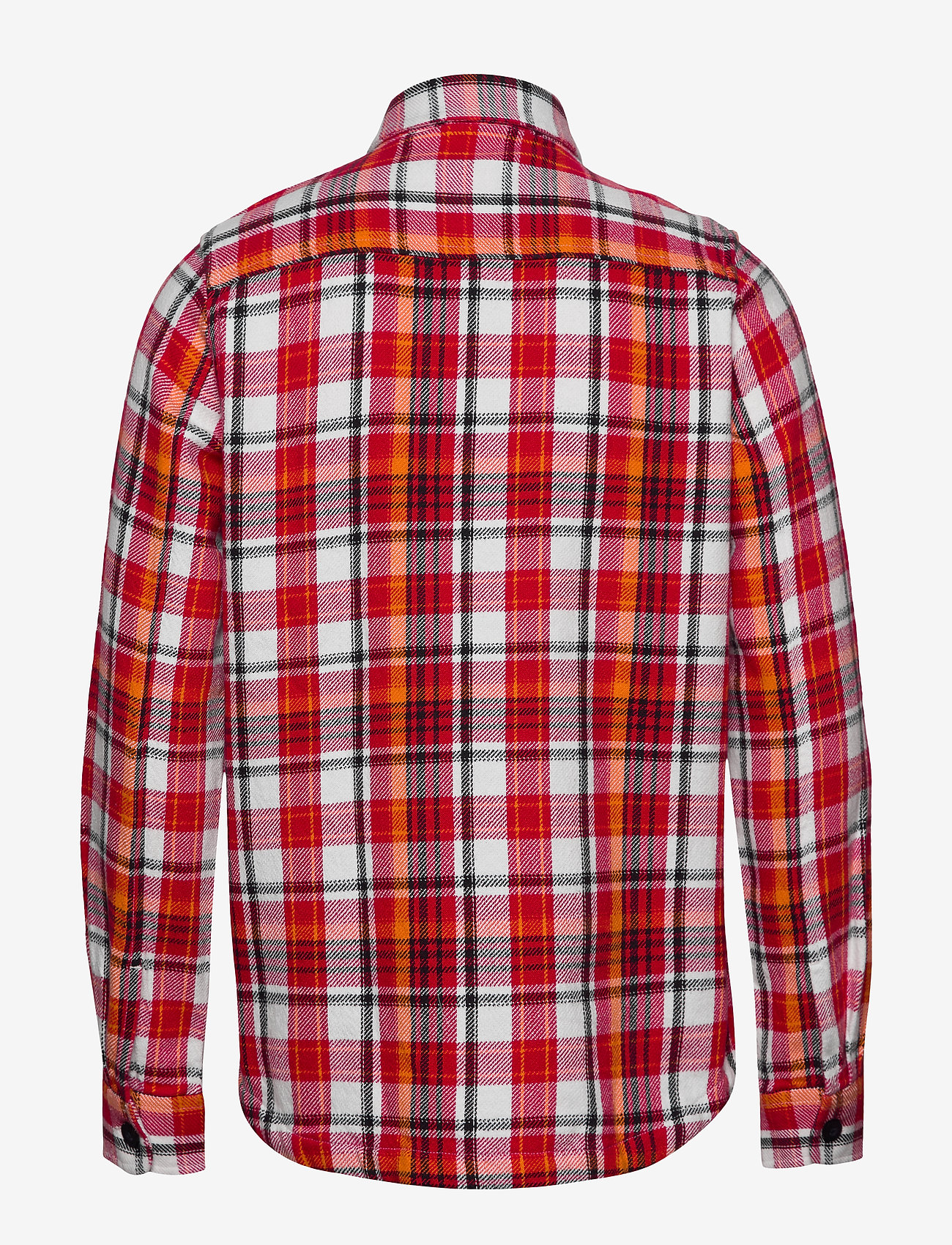 Knowledge Cotton Apparel - PINE LS checked overshirt - GOTS/Ve - scarlet - 1