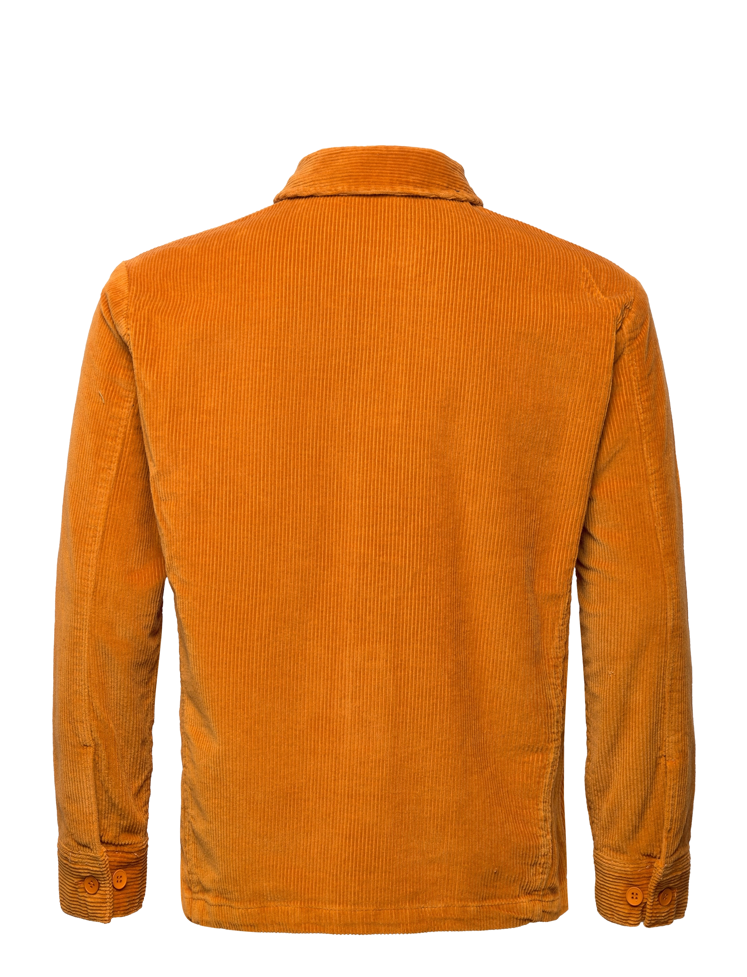 Knowledge Cotton Apparel - Stretched 8-wales corduroy overshir - desert sun - 1