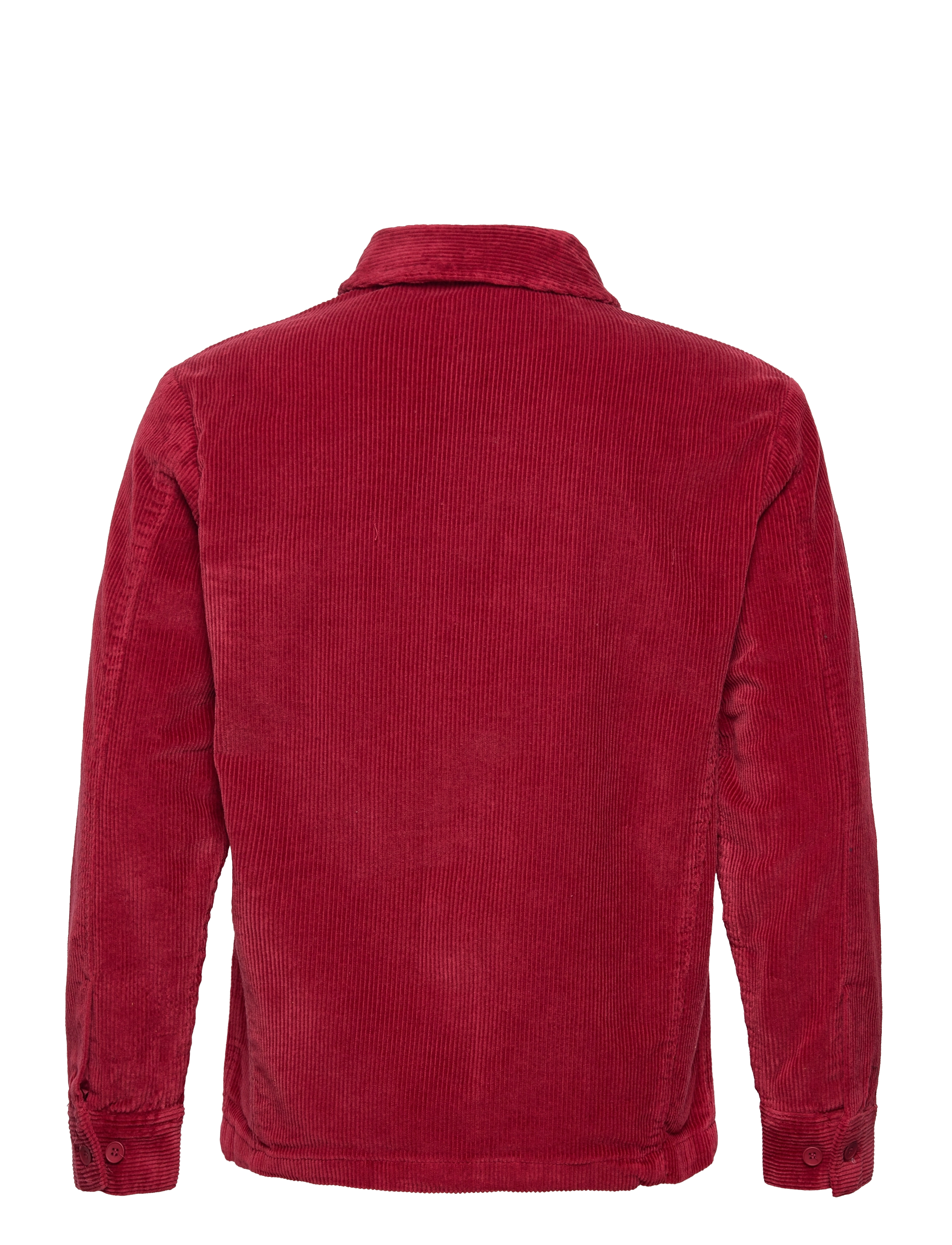 Knowledge Cotton Apparel - Stretched 8-wales corduroy overshir - rhubarb - 1