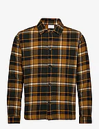 Big checked heavy flannel overshirt - FORREST NIGHT
