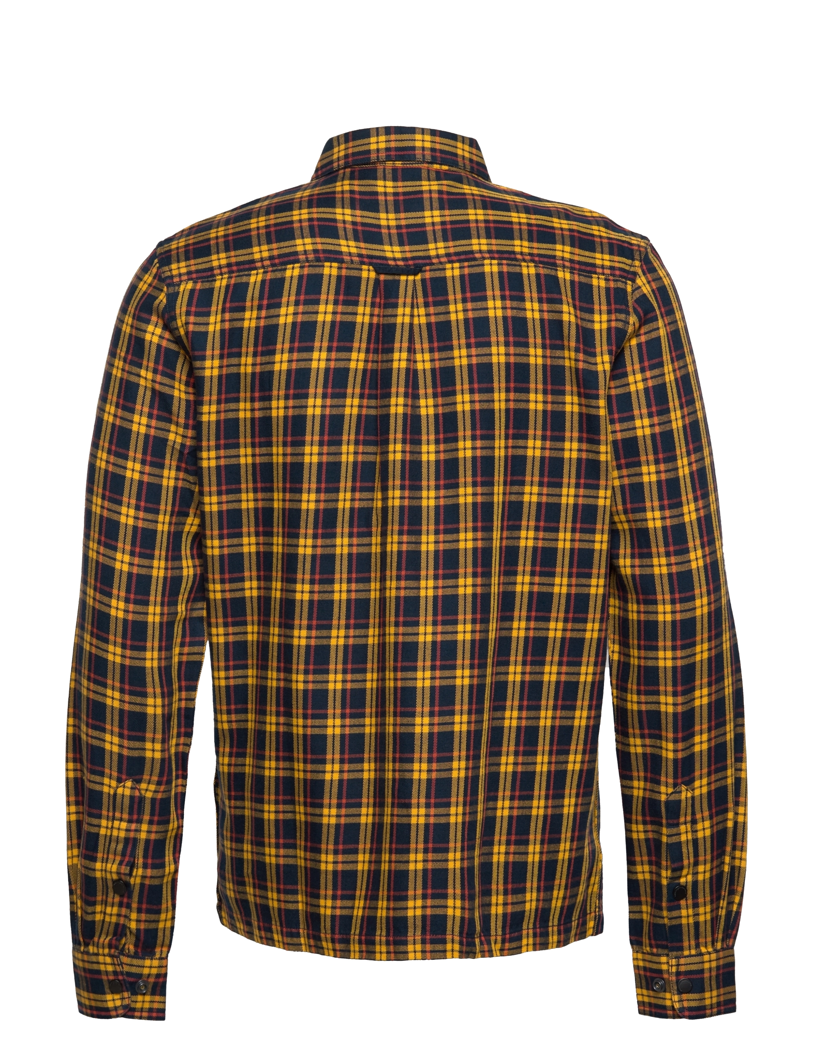 Knowledge Cotton Apparel - PINE fine checked overshirt - OCS/V - total eclipse - 1